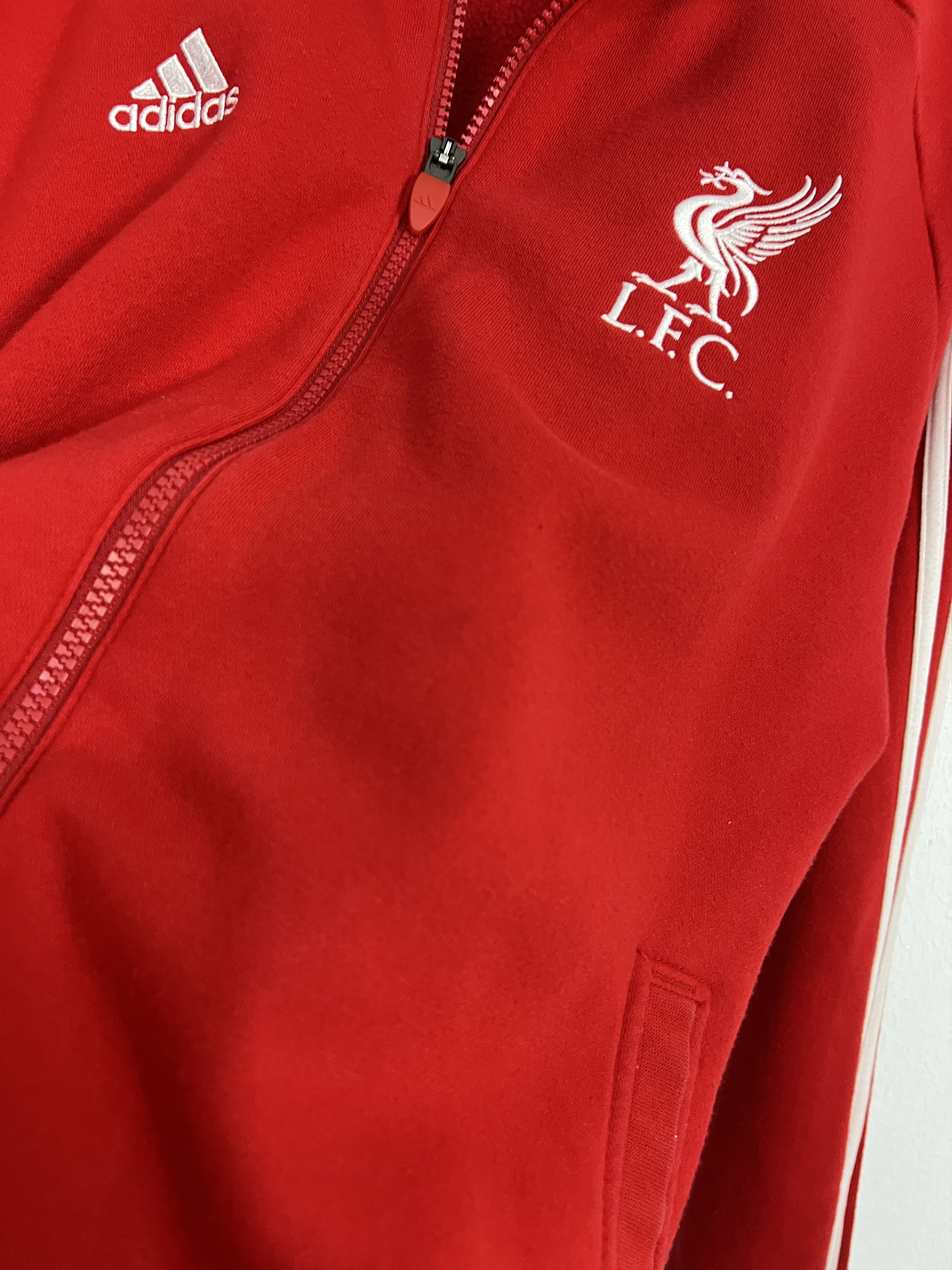 Adidas Vintage Liverpool Football Jacket Soccer Track Top Zip Size US S / EU 44-46 / 1 - 9 Thumbnail