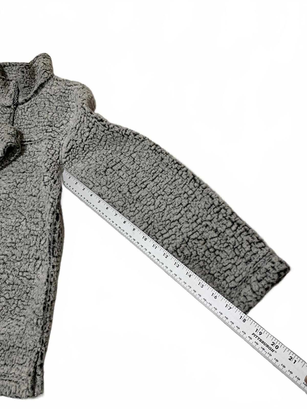 Other Boxercraft Men's M Gray Sherpa Fleece Quarter-Zip Size US M / EU 48-50 / 2 - 11 Thumbnail