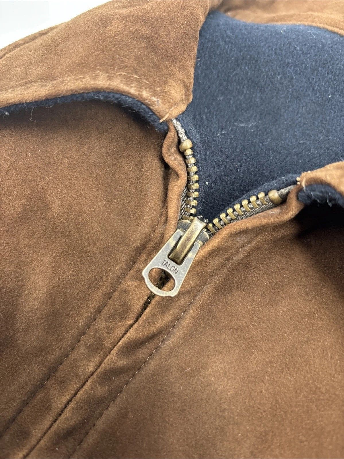 Polo Ralph Lauren Vtg Polo Ralph Lauren leather/wool REVERSIBLE jacket SMALL Size US S / EU 44-46 / 1 - 16 Thumbnail