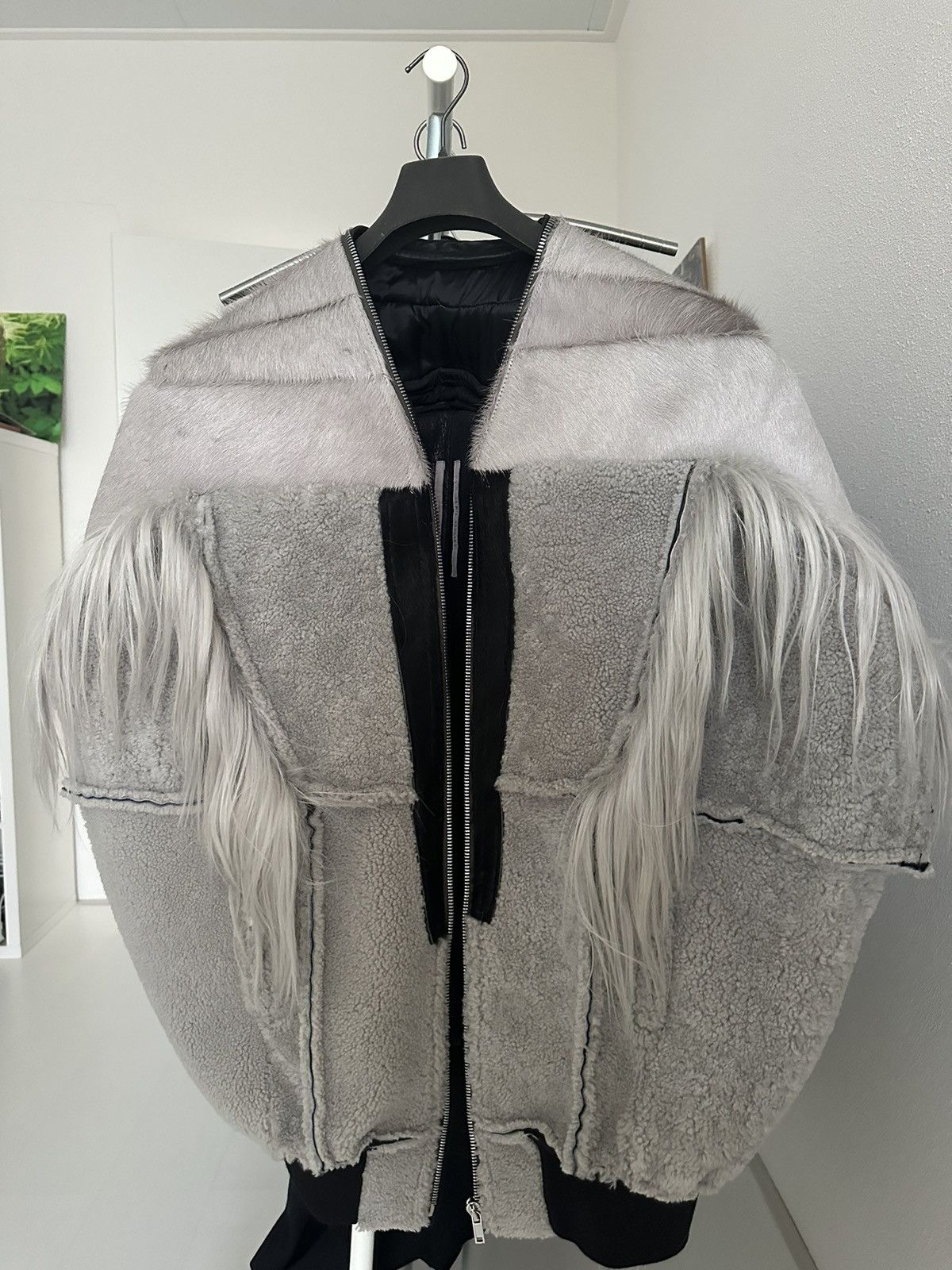 Rick owens Strobe Pony Hair Vest