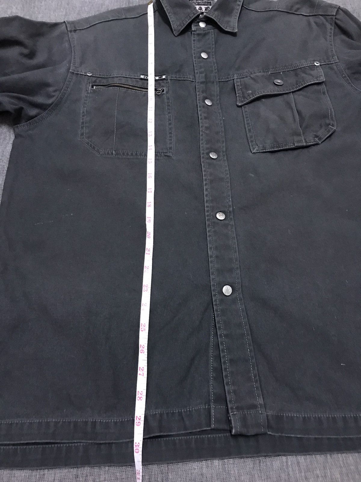 Japanese Brand KANTOBI Workers Shirt sunfaded Size US L / EU 52-54 / 3 - 12 Thumbnail