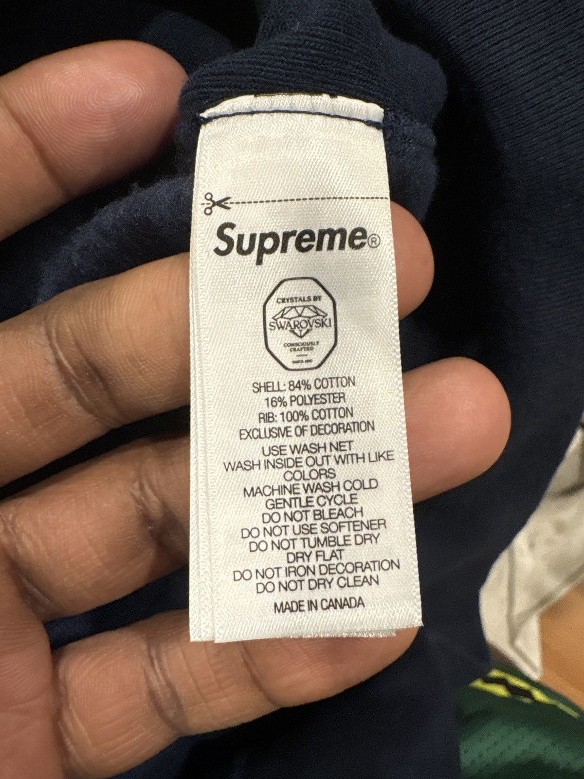 Supreme Supreme motion logo Swar Diamonds Size US L / EU 52-54 / 3 - 7 Thumbnail