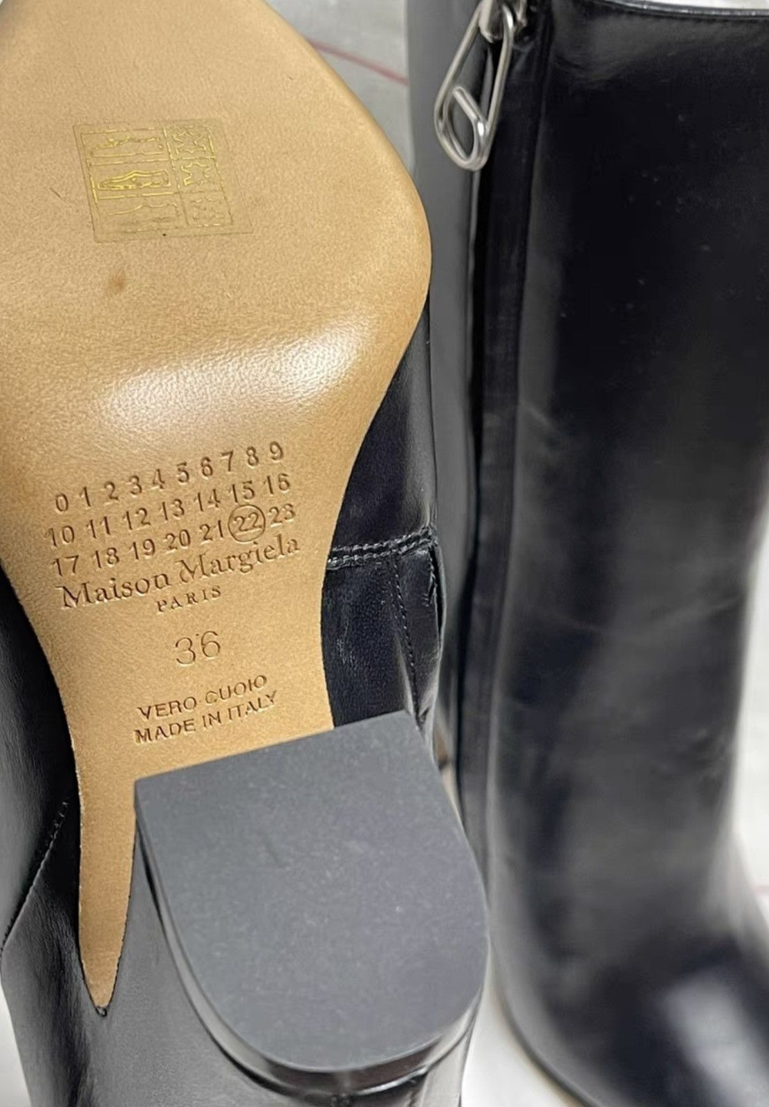 Maison Margiela New Maison Margiela｜High-heeled leather boots Size US 6 / IT 36 - 5 Thumbnail