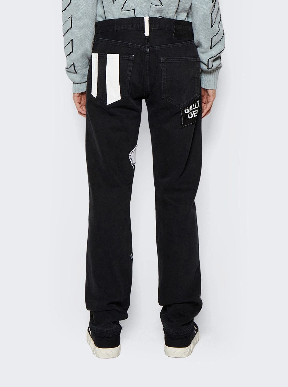 Gallery Dept. o1mle0226 Face Denim Jeans in Black Size US 34 / EU 50 - 4 Thumbnail