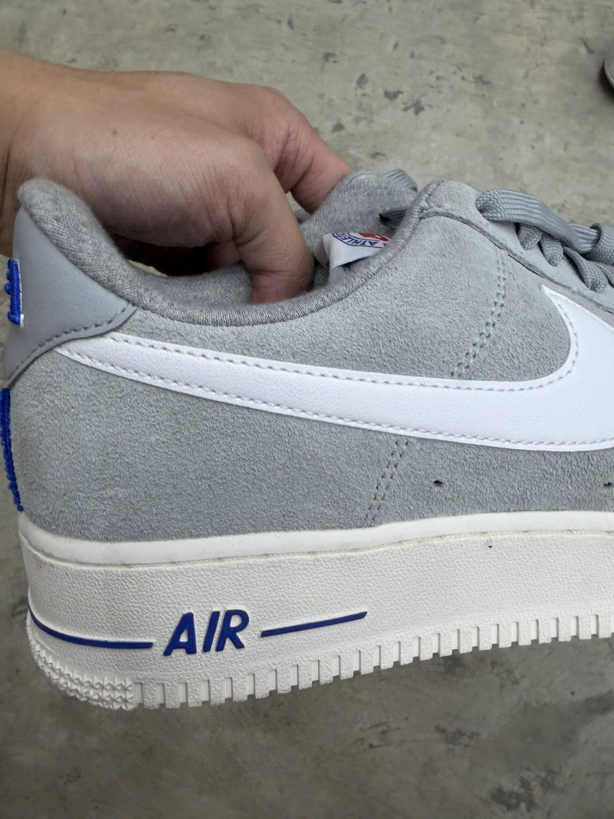 Nike Nike Air Force 1 Low Athletic Club Light Smoke Size US 11 / EU 44 - 5 Thumbnail