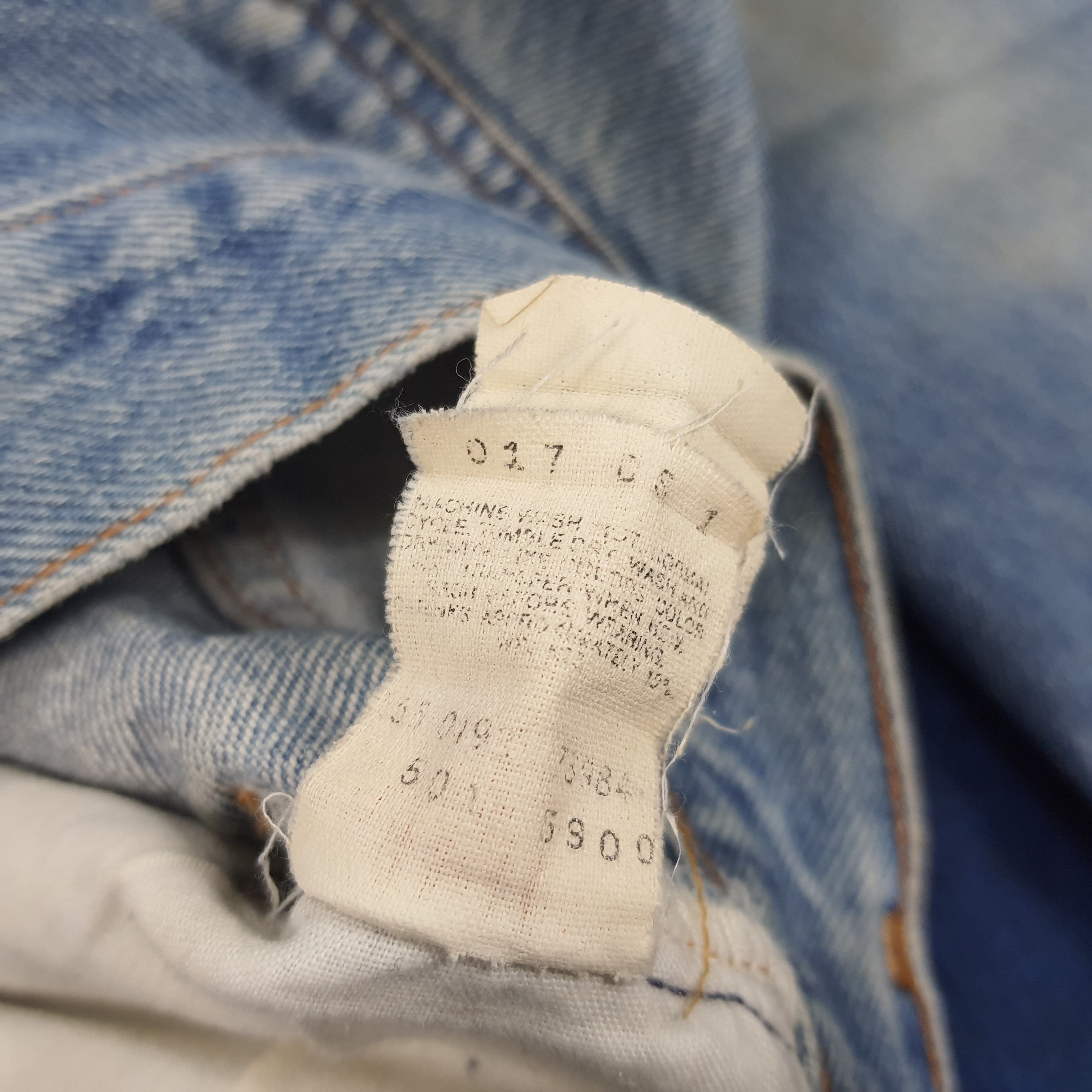 Levi's × Levi's Vintage Clothing × Vintage Vintage Levi's Straight Cut Distressed Denim Jeans Size US 29 - 11 Thumbnail