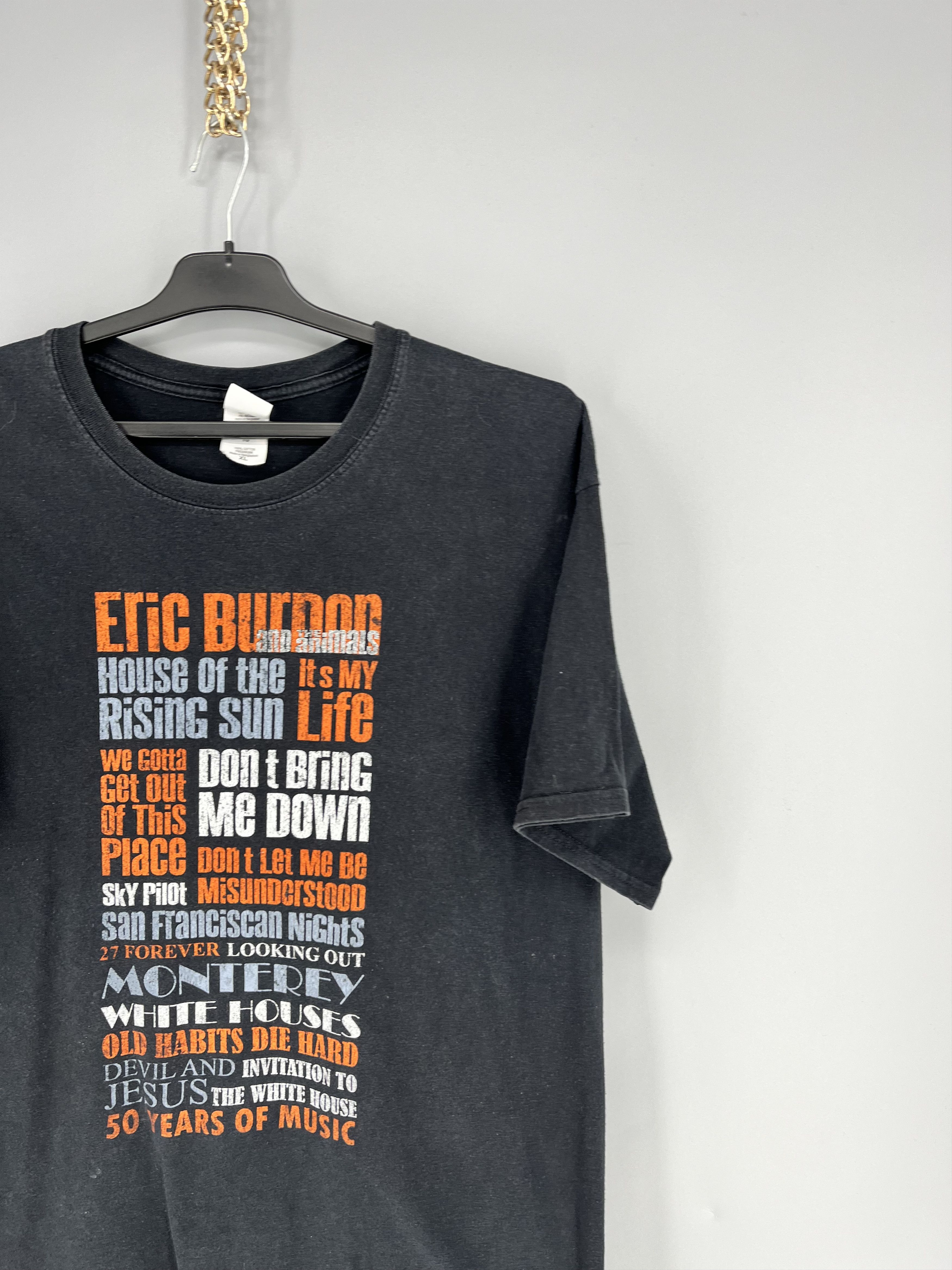 Band Tees VINTAGE ERIC BURDON 00s Band Rock Tee Rare Tour Y2K Size US XL / EU 56 / 4 - 5 Thumbnail