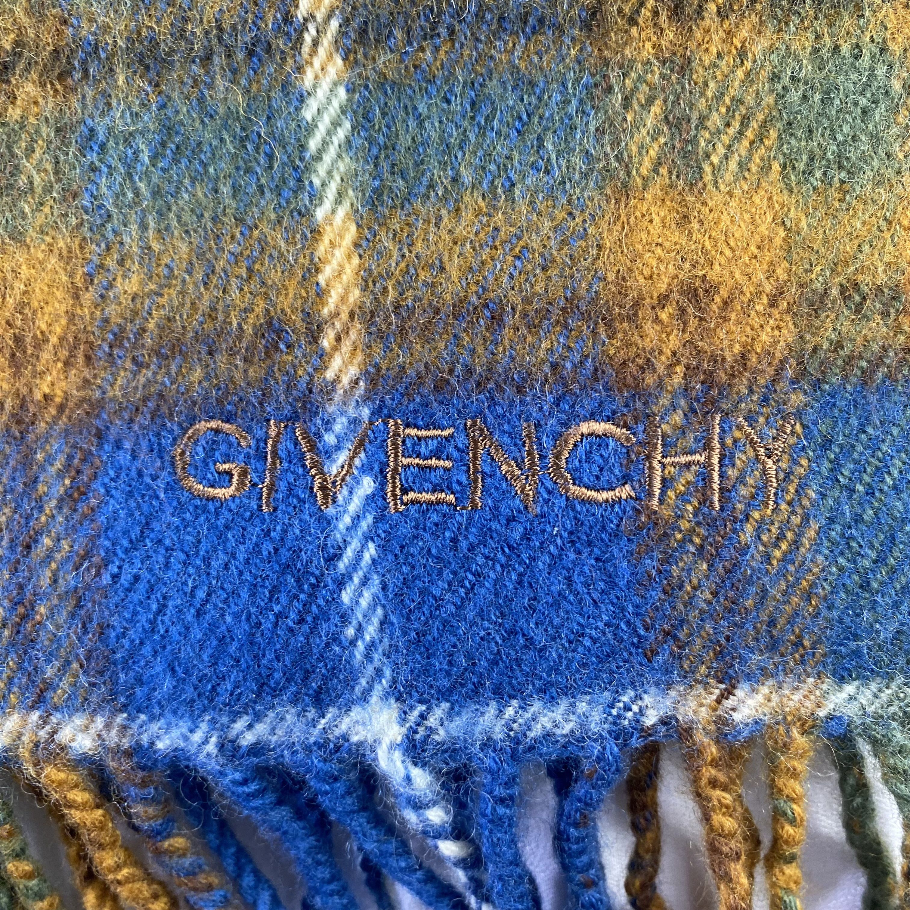 Givenchy × Vintage Givenchy Scarf Neck Wrap Wool Muffler Size ONE SIZE - 4 Thumbnail