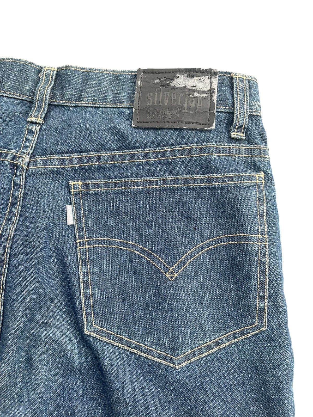 Levi's × Vintage Vintage 90’s Levis Silvertab Flare Denim Size 31" - 6 Thumbnail