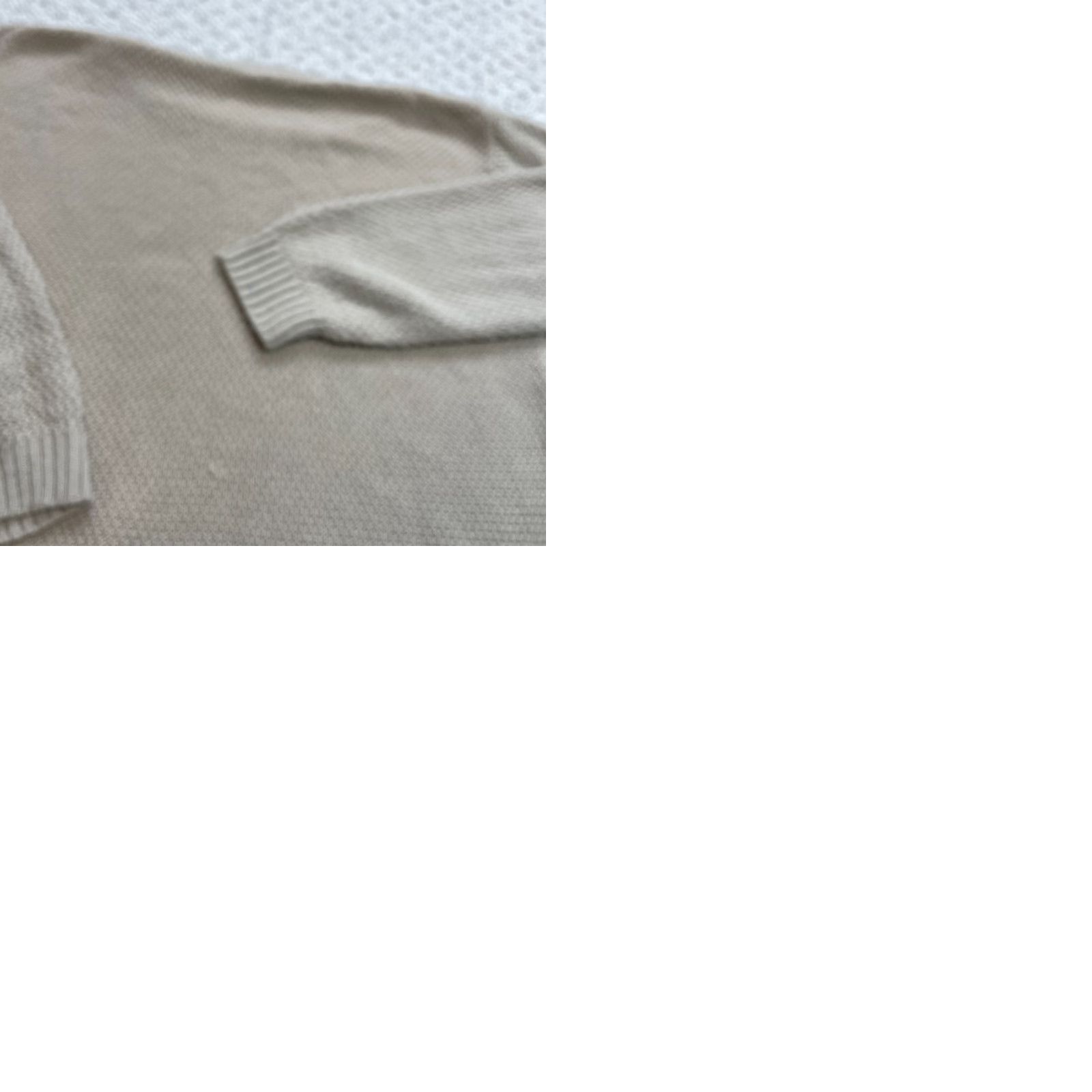 Boohoo VINTAGE Boohoo Sweater Top Womens S Beige Oatmeal Slit Sides Pullover Acrylic Solid Size S / US 4 / IT 40 - 9 Thumbnail