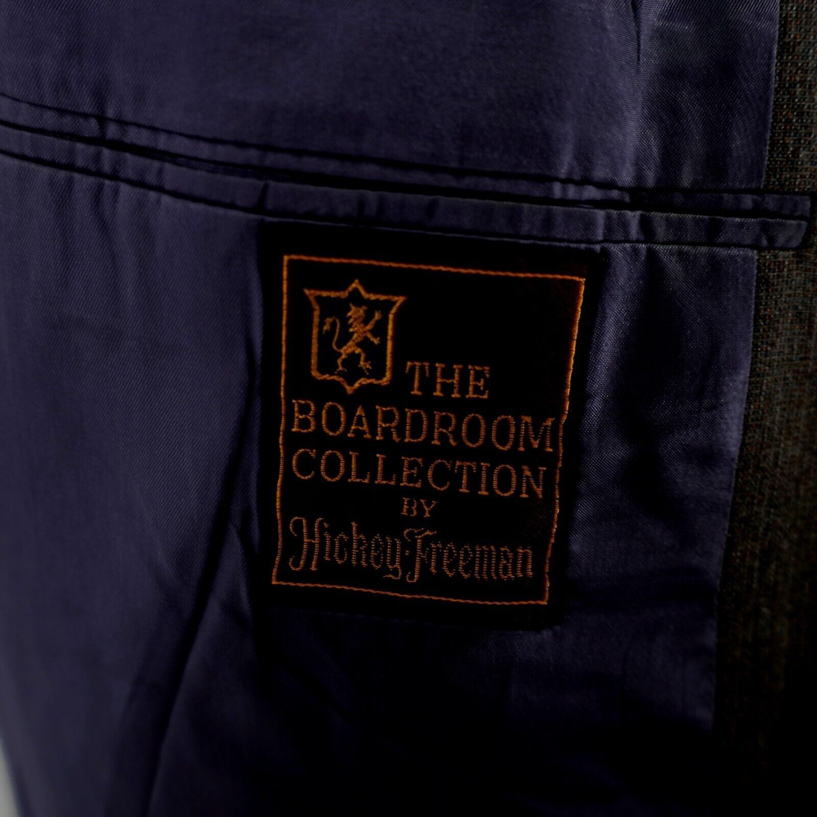 Hickey Freeman Hickey Freeman The Boardroom Wool Blend Beige Birdseye 2 But Size 40R - 10 Thumbnail