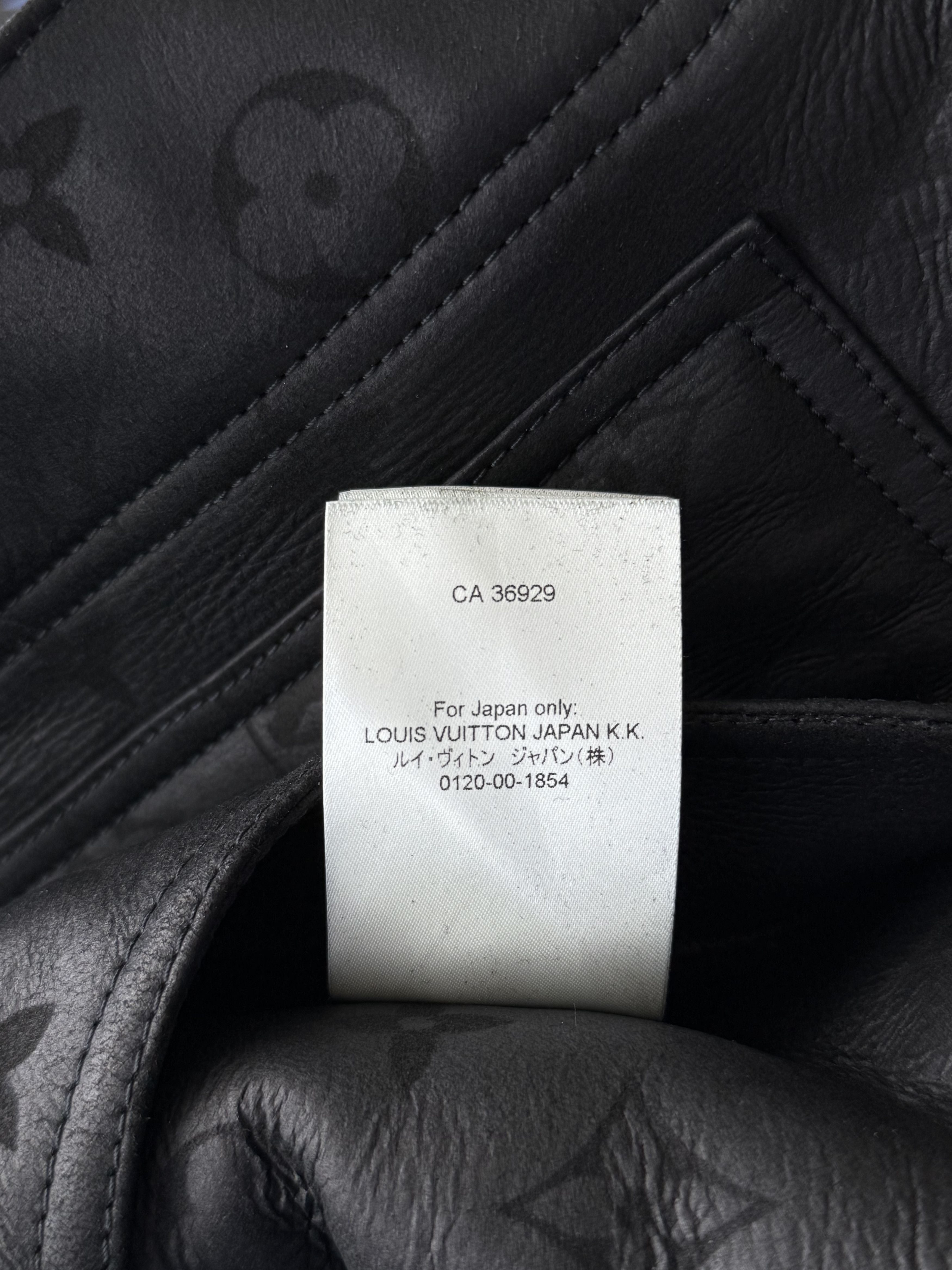 Louis Vuitton Louis Vuitton Black Monogram Shearling Jacket Size US S / EU 44-46 / 1 - 8 Thumbnail