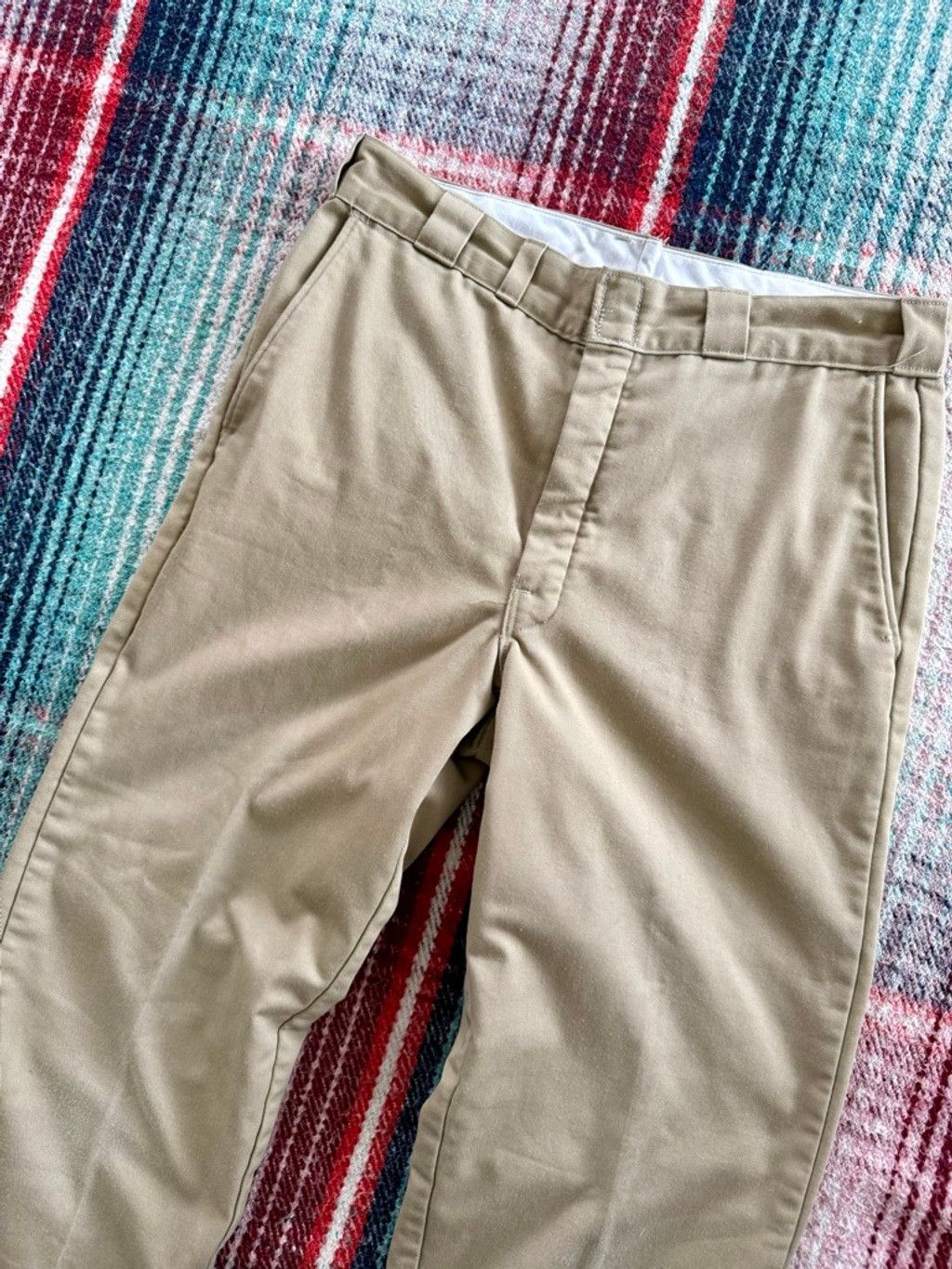 L.L. Bean 70s LL Bean Fully Lined Chinos 33x29 Size US 33 - 2 Thumbnail