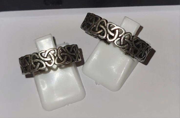 Jewelry SIZE 10 316L Stainless Steel Viking Celtic Knot Ring Size ONE SIZE - 5 Thumbnail