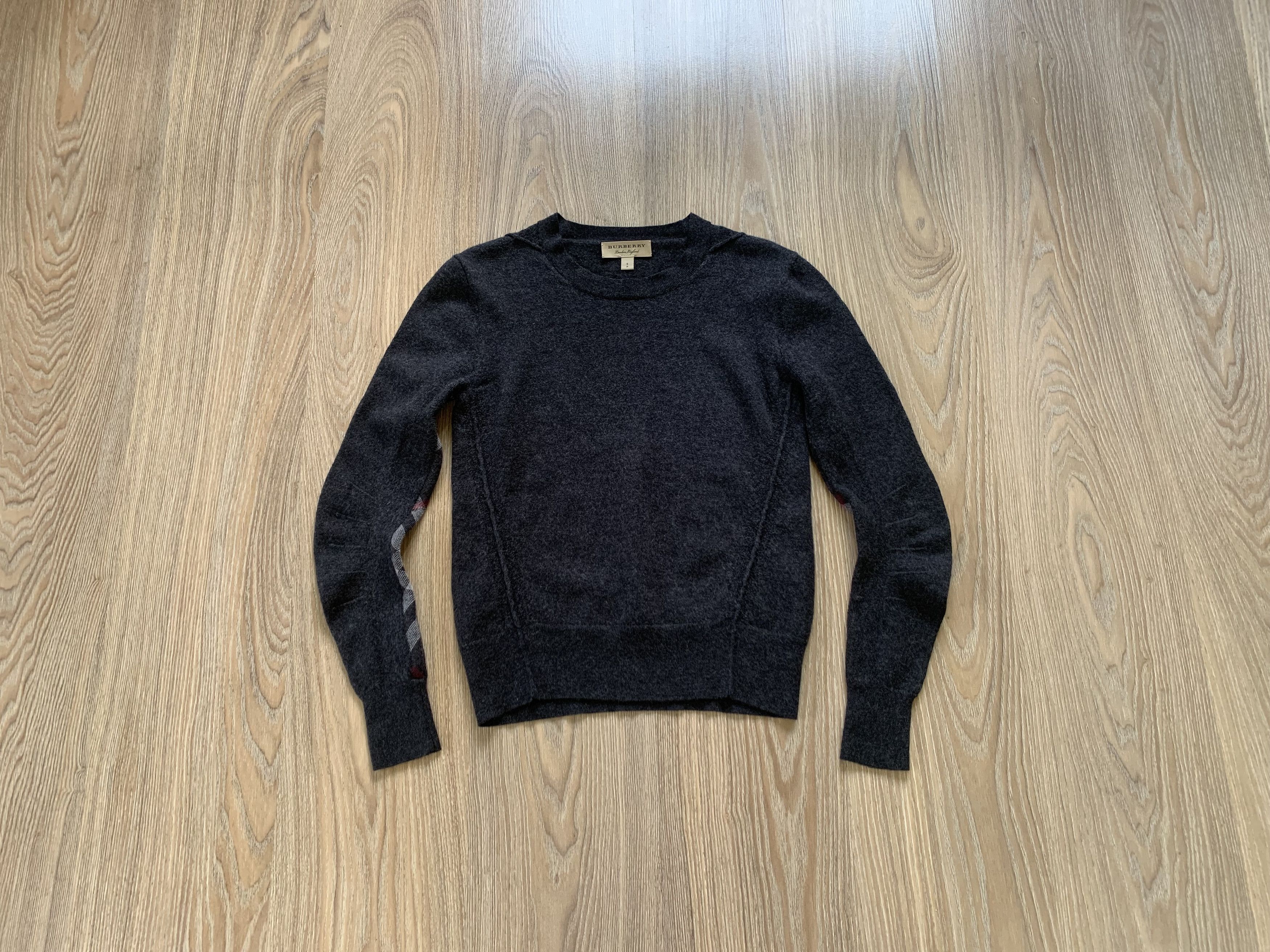 Burberry × Vintage Burberry Vintage Merino Wool Womens Sweater Size S / US 4 / IT 40 - 9 Thumbnail