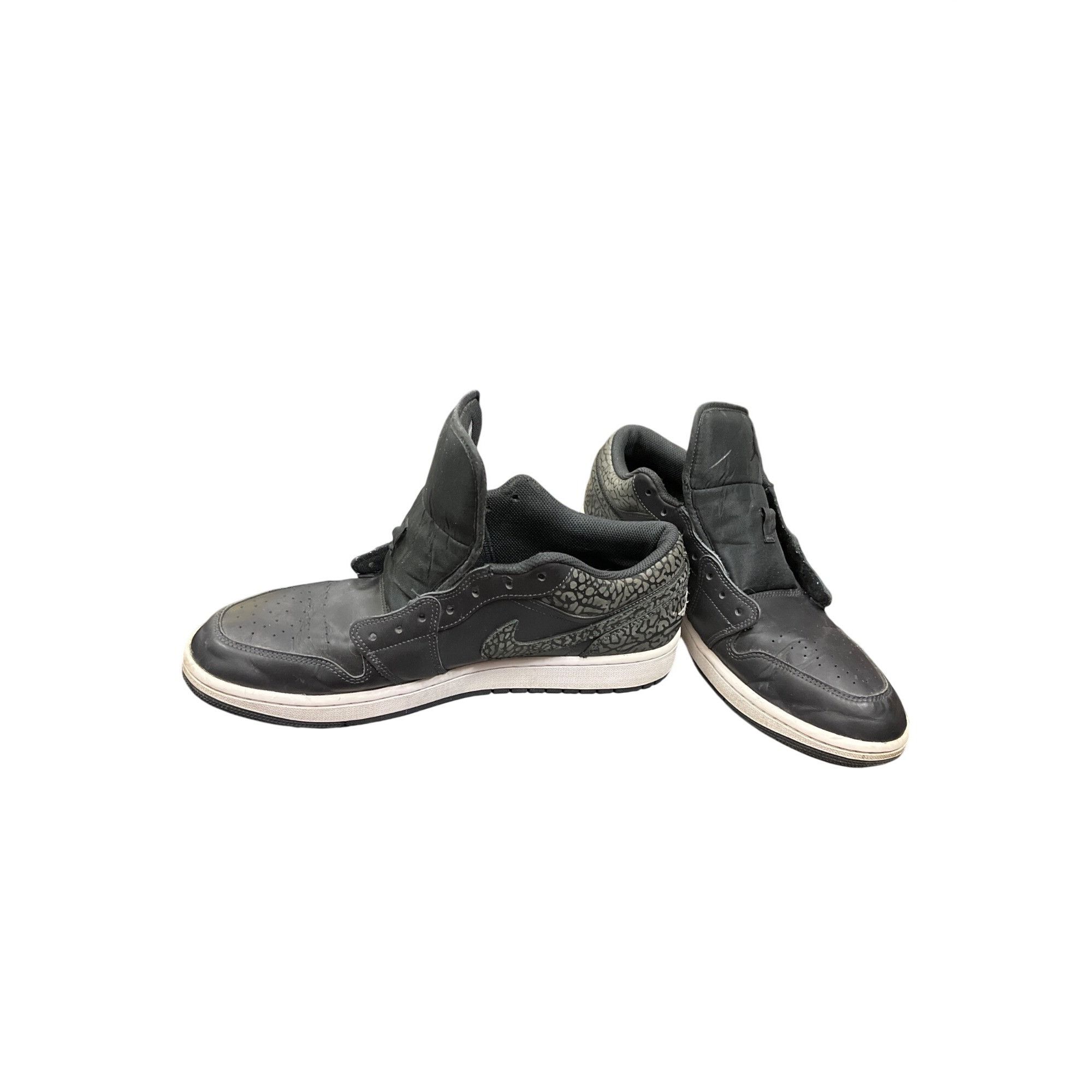 Nike Nike Jordan Air Jordan mens black leather elephant sneakers Size US 13 / EU 46 - 2 Thumbnail