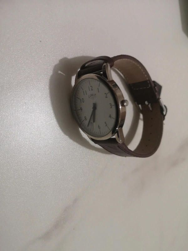 Designer Limit men's brown leather strap watch Size ONE SIZE - 4 Thumbnail