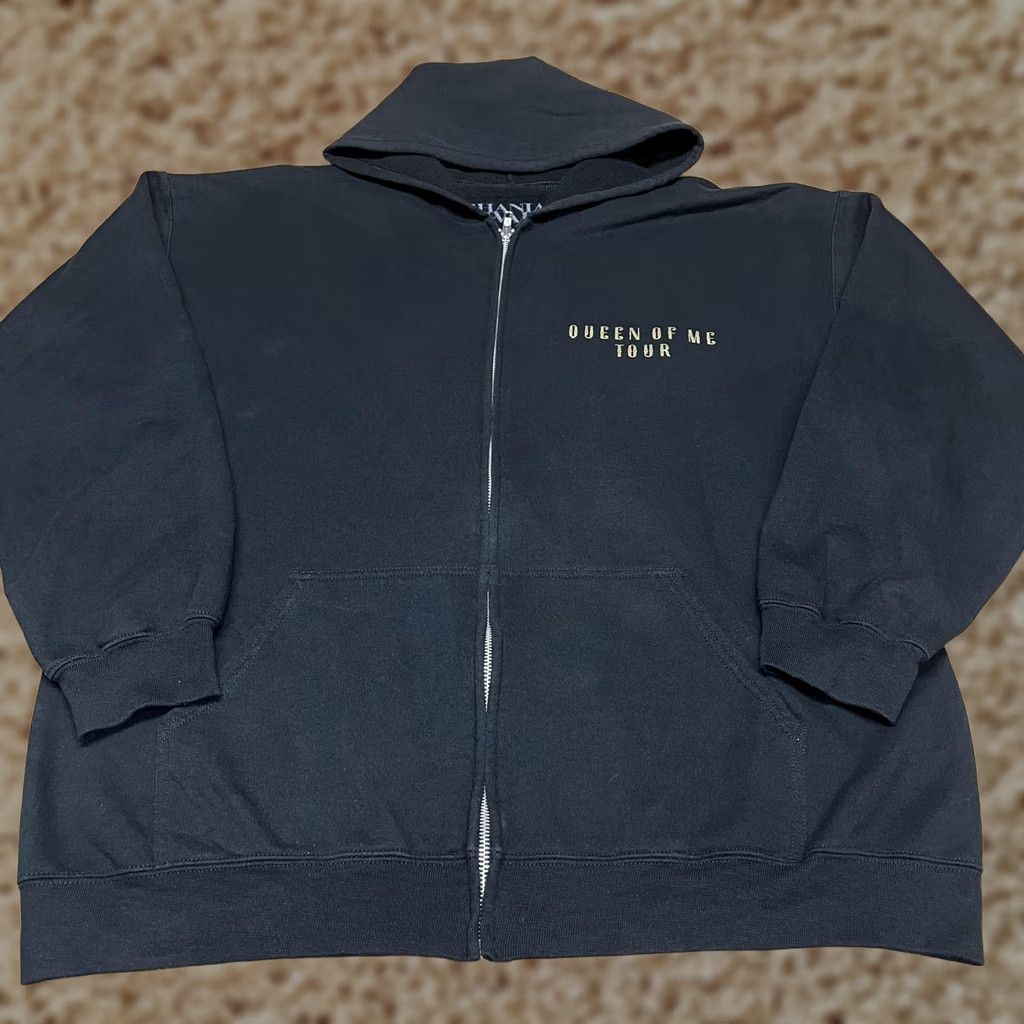 Vintage Shania Twain Hoodie Mens XL Black Queen of Me Tour 2023 Full Zip Sweatshirt Size US XL / EU 56 / 4 - 1 Thumbnail