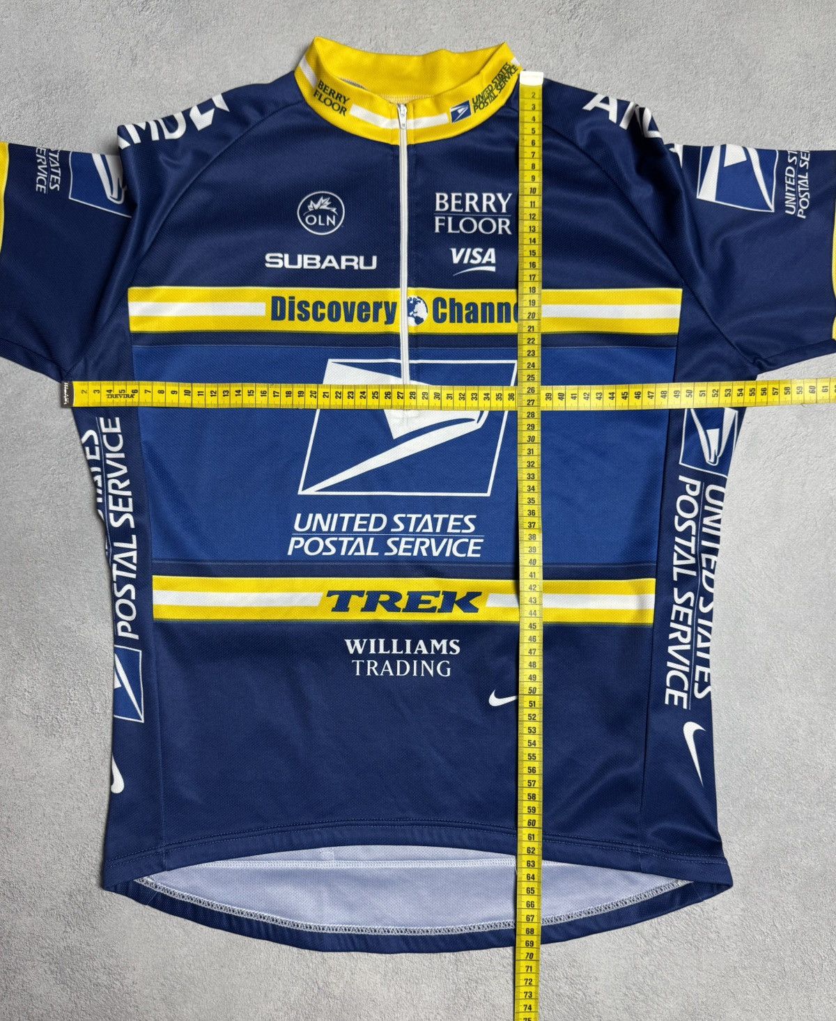 Nike United States Postal Service Trek Bike Cycling Jersey Nike Size US L / EU 52-54 / 3 - 15 Thumbnail