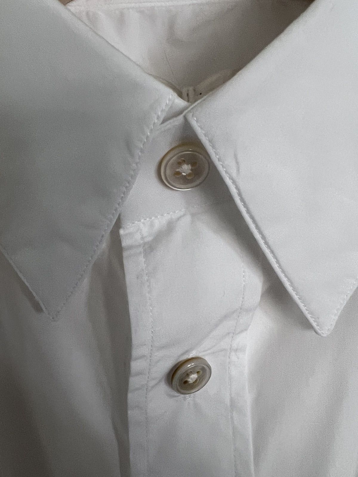 The Row $1K White cotton Ahmet dress shirt, US16/EU41,made in France Size 40R - 10 Thumbnail
