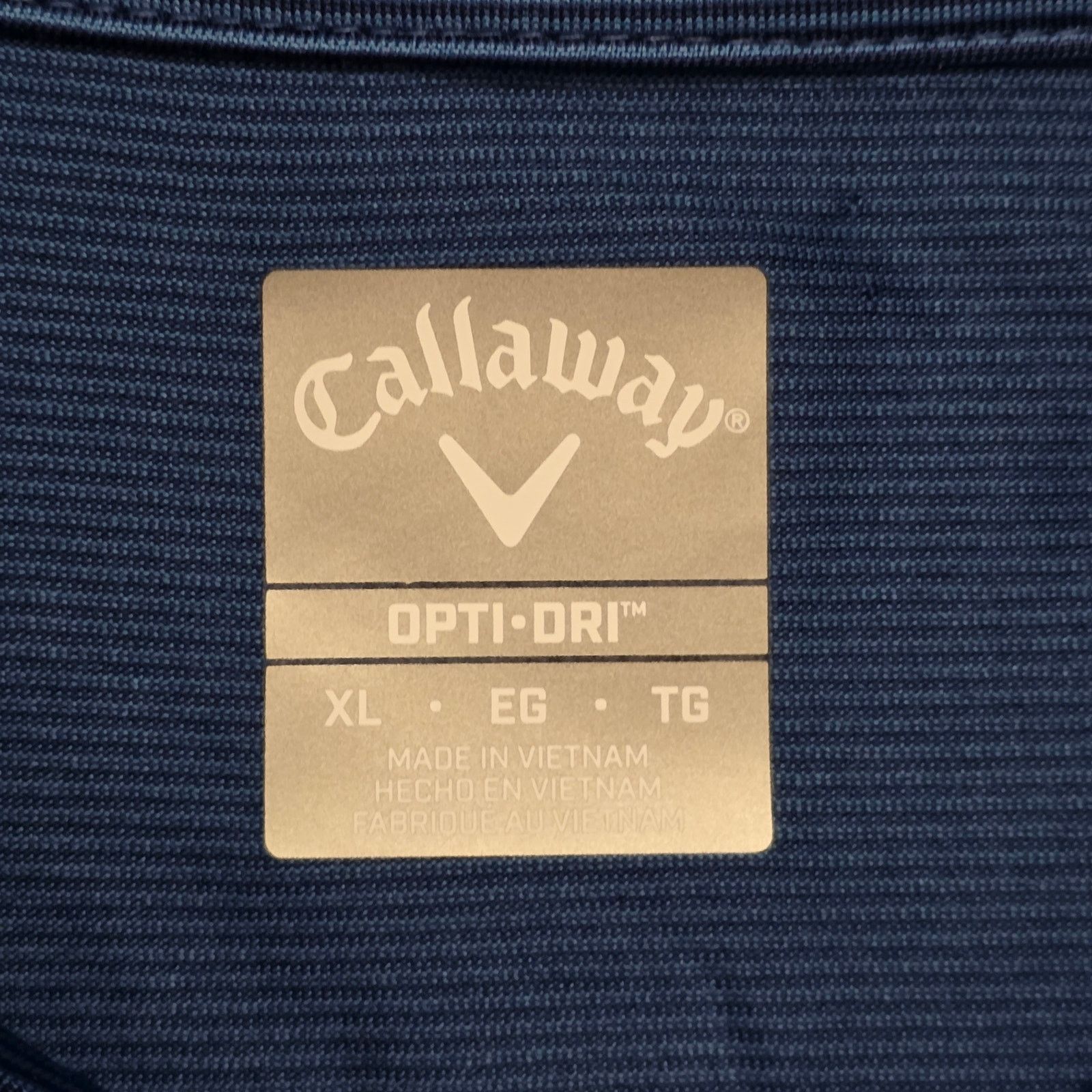 Callaway Callaway Core Golf Polo Men’s XL Blue Opti‑Dri Stretch Size US XL / EU 56 / 4 - 3 Thumbnail