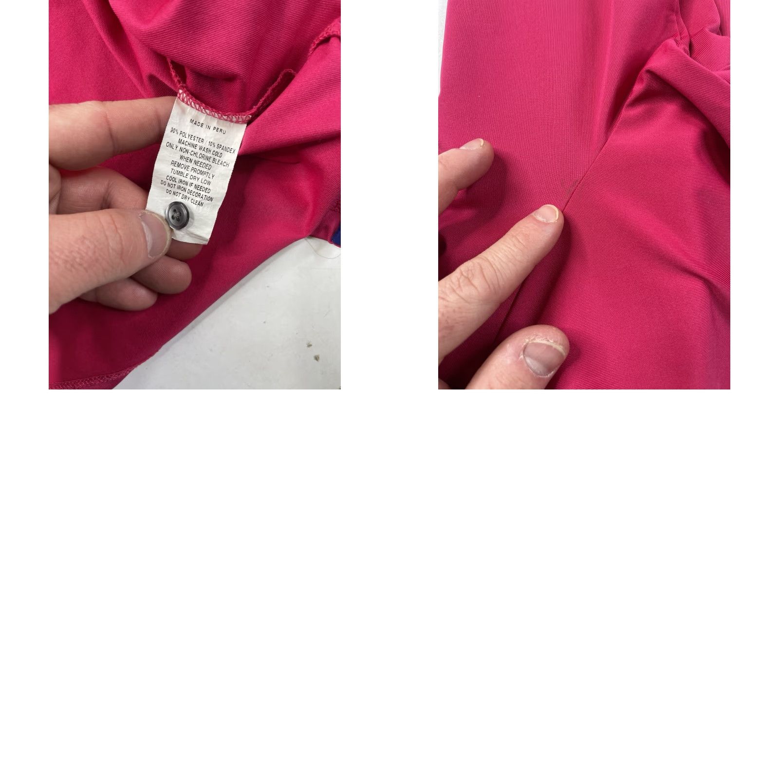 Vintage Greyson Polo Shirt Mens Large - Pink Golf Performance Logo Button Collar Short Sleeve Jersey Moisture Wicking Size US L / EU 52-54 / 3 - 8 Thumbnail