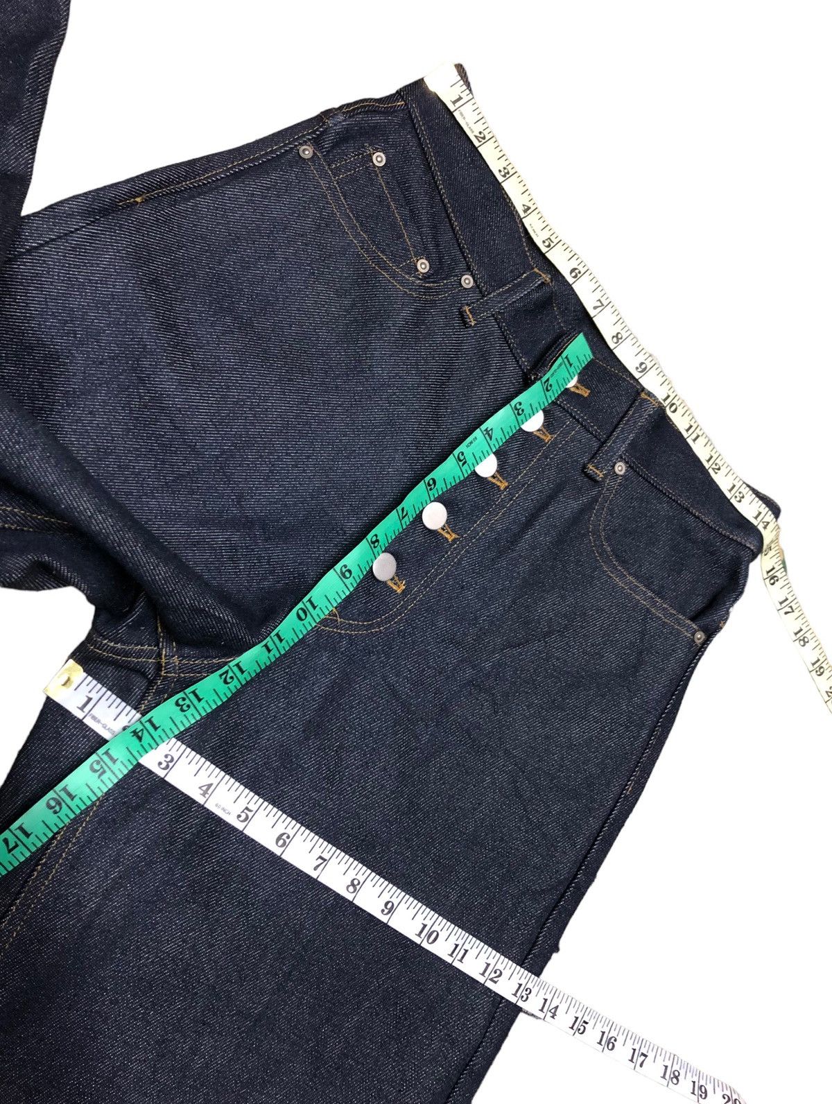 Japanese Brand SUPER BAGGY JAPANESSE NIVETY THICK DENIM Size US 29 - 8 Thumbnail