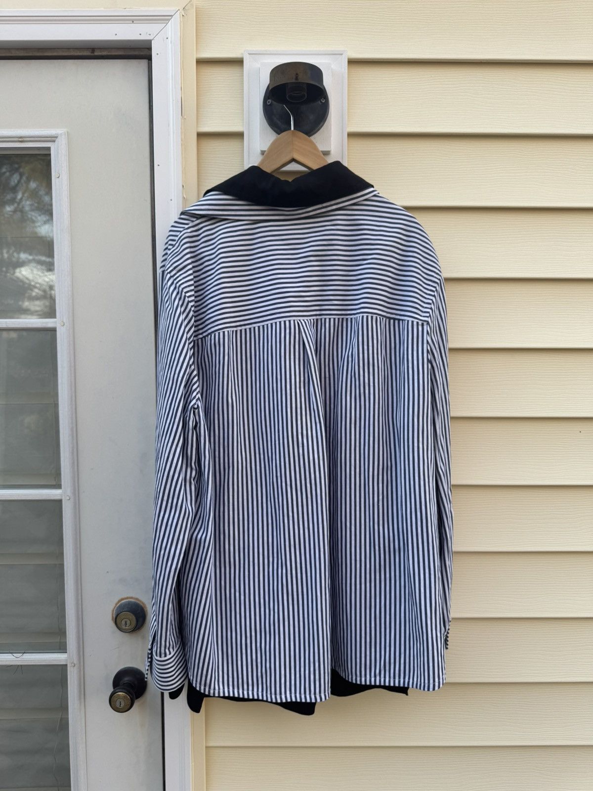 Bottega Veneta Double Layered Striped Shirt Size US XL / EU 56 / 4 - 4 Thumbnail