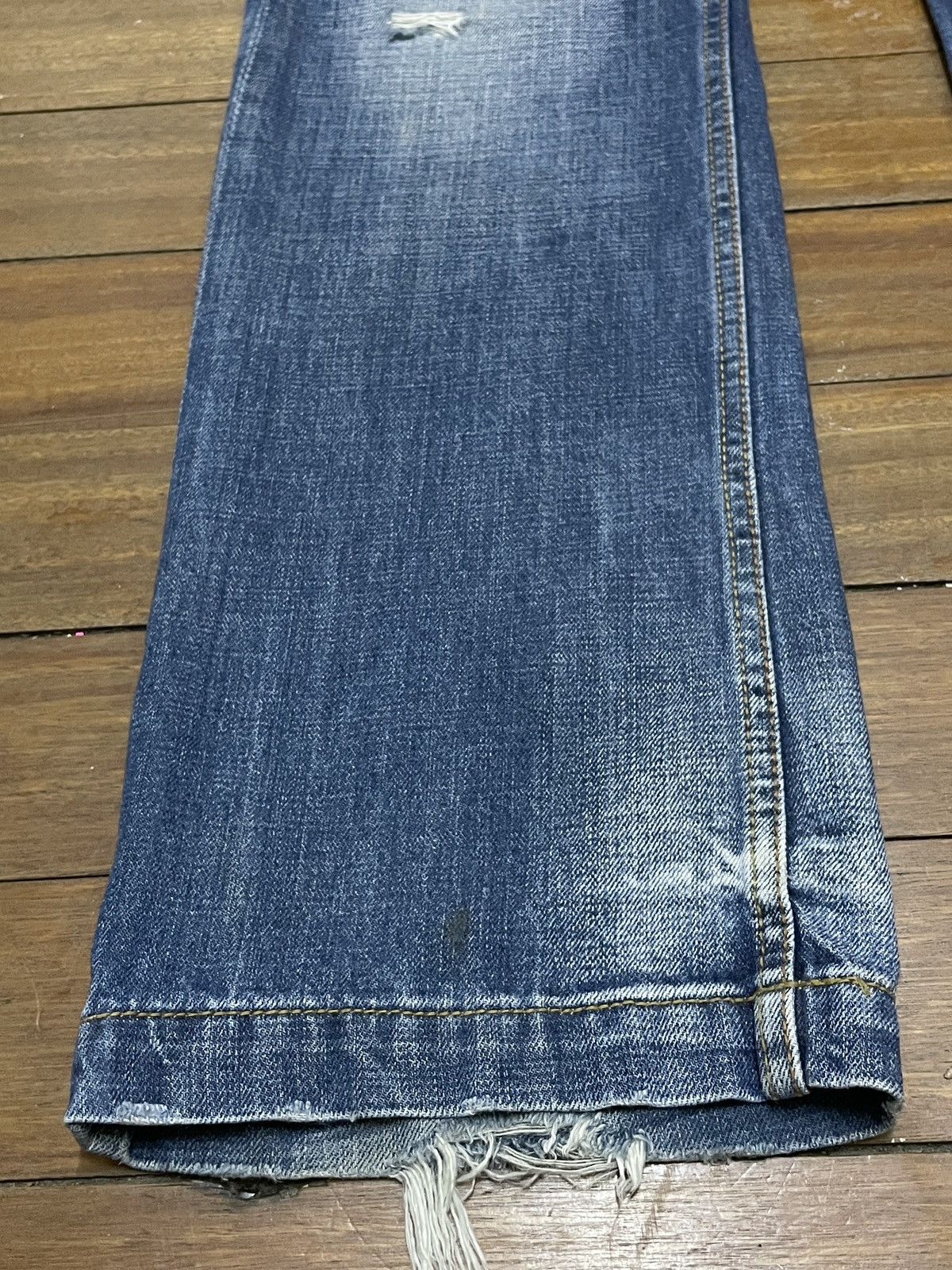 Nicole Club Rare Design Vintage Brand Nicole Club Distressed Jeans 1990s Size US 33 - 5 Thumbnail