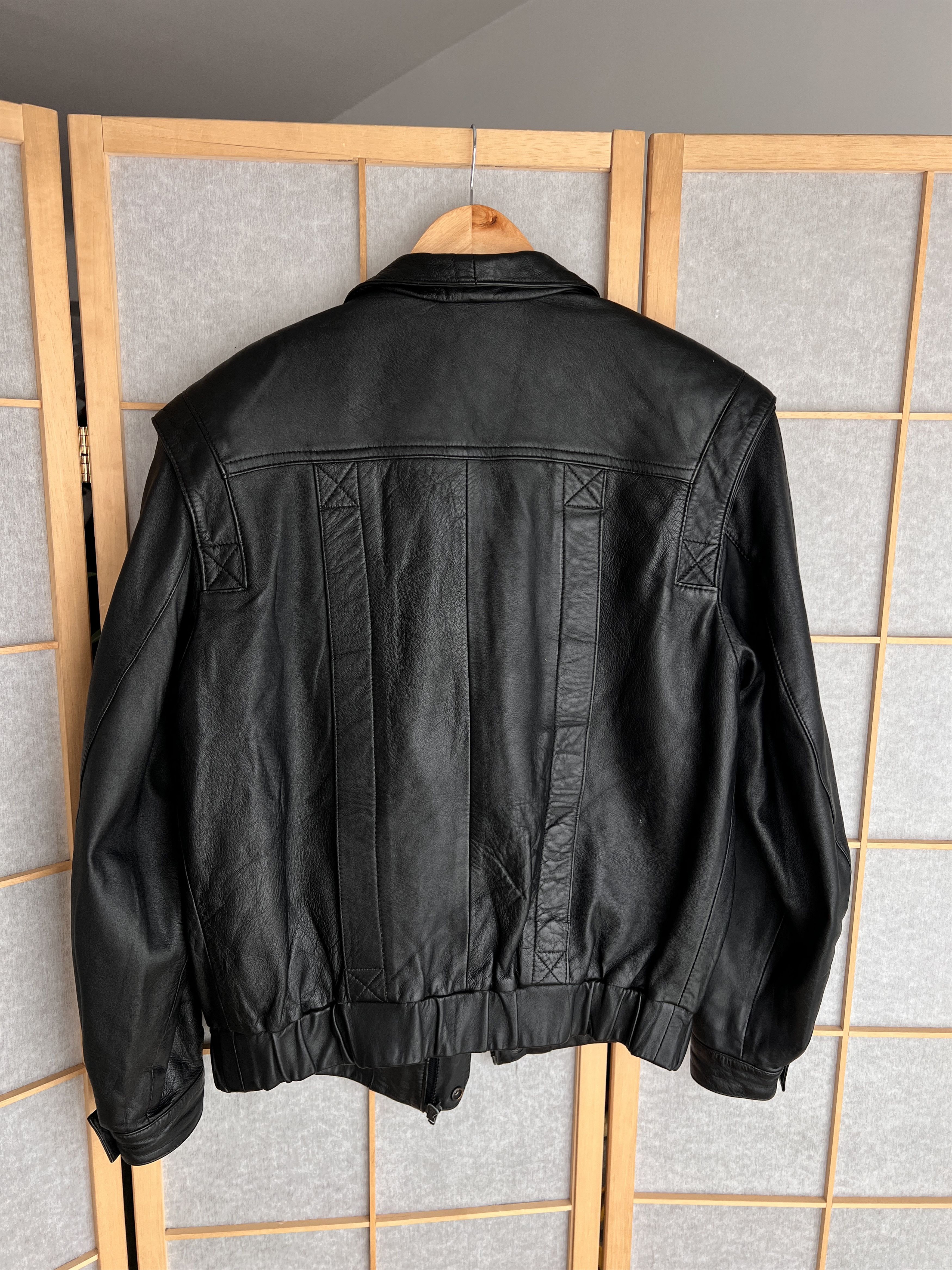 If Six Was Nine Rick Owens Yohji Yamamoto vibe vintage leather bomber jacket Size US M / EU 48-50 / 2 - 12 Thumbnail