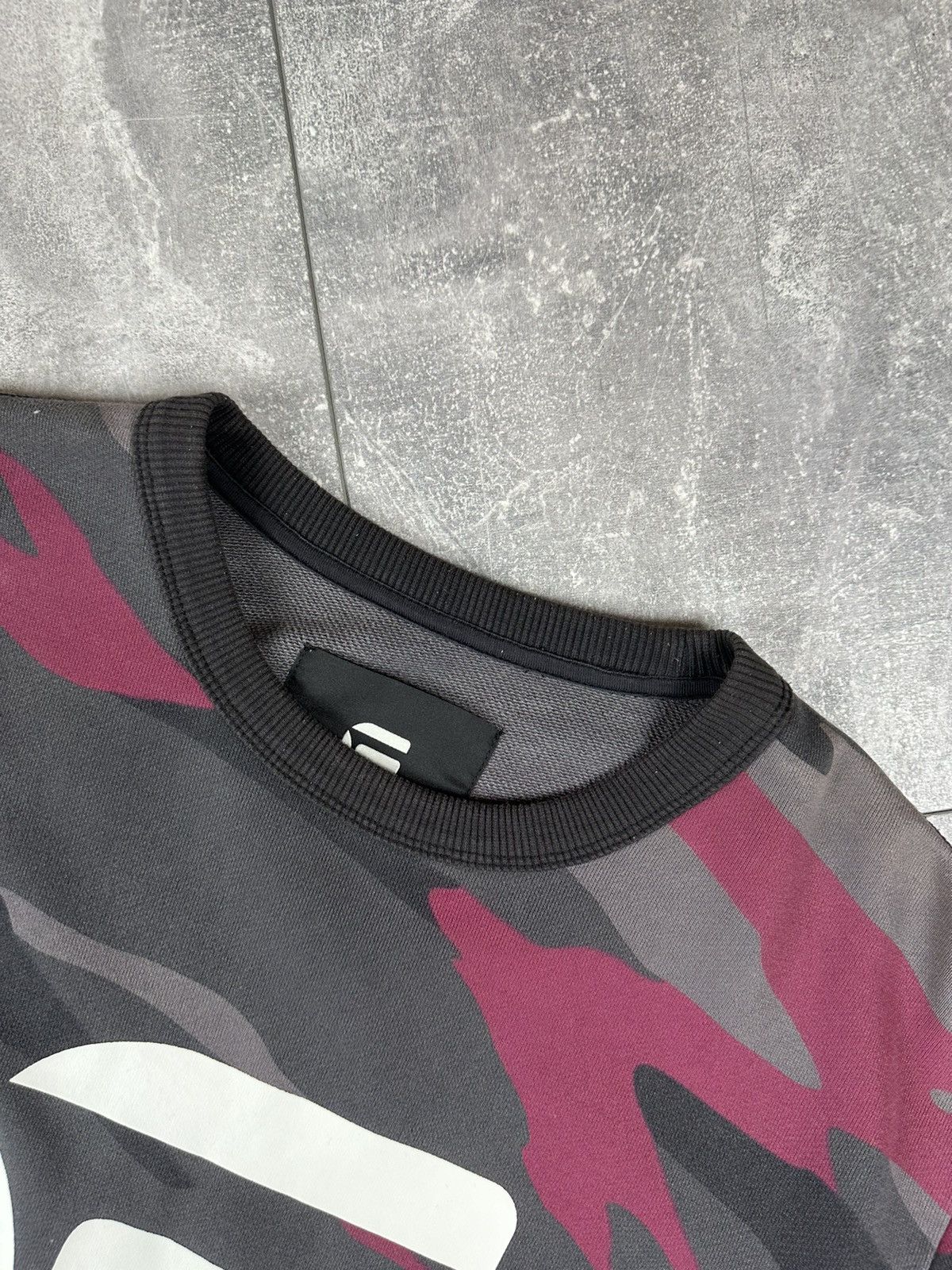 G-Star G Star Raw Camo Vintage Mens Overprint Logo Sweatshirt Size US S / EU 44-46 / 1 - 6 Thumbnail