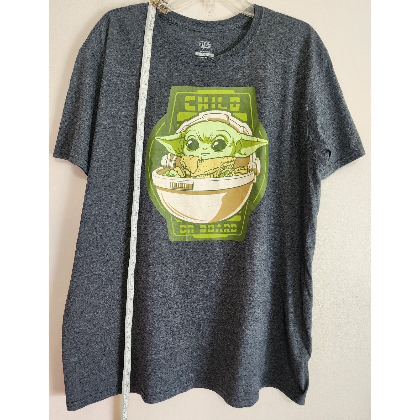 Star Wars Star Wars Grogu Gray T-Shirt Size XL Size US XL / EU 56 / 4 - 3 Thumbnail