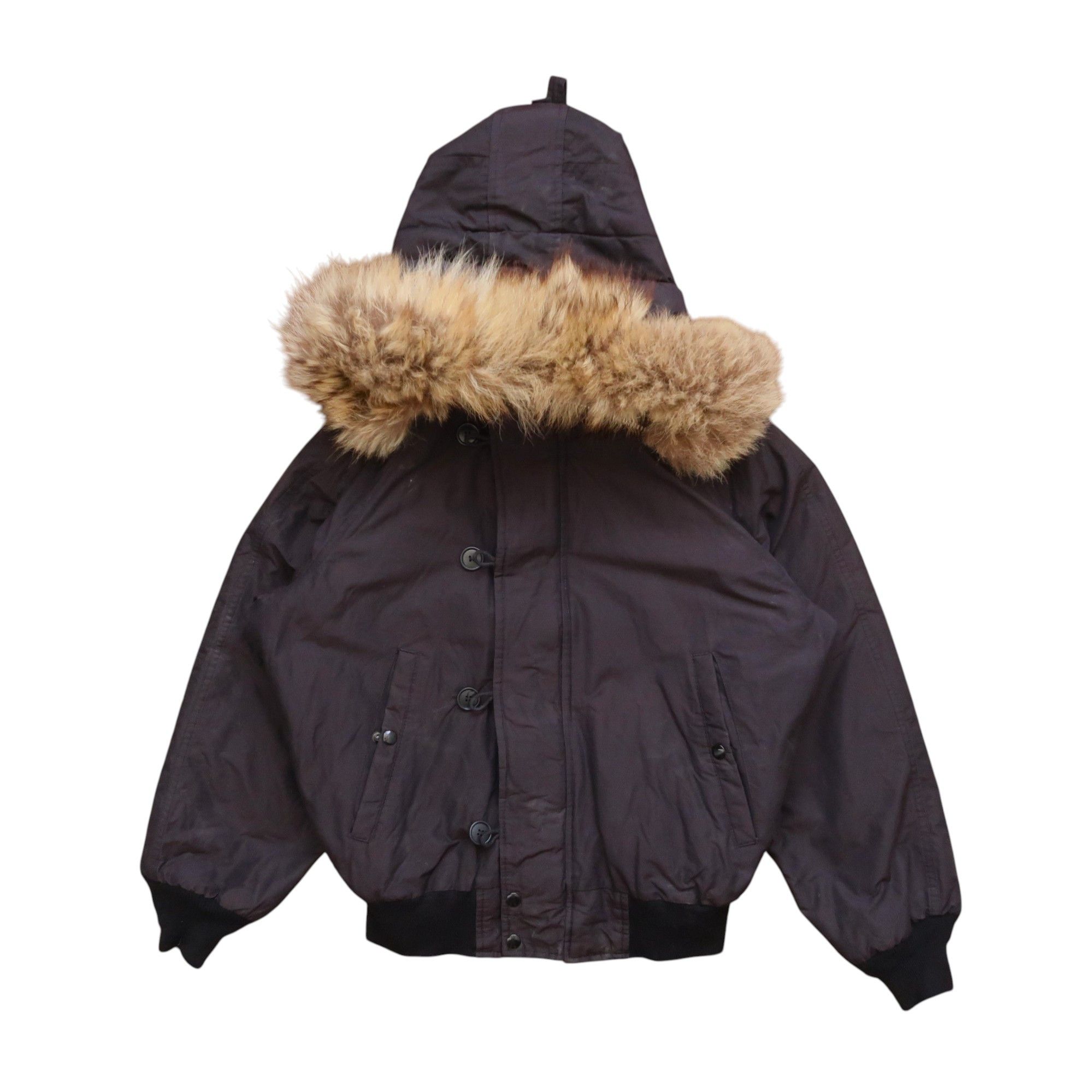 Japanese Brand 1980s Golden Fleece Buzz Rickson's U.S.A. Fur Faux Jacket Size US L / EU 52-54 / 3 - 1 Thumbnail