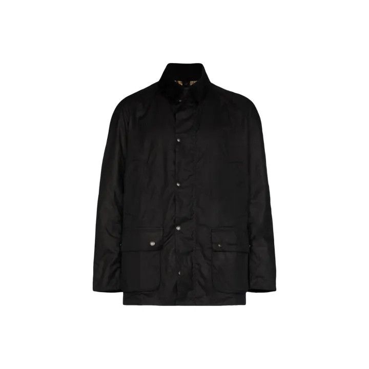 Barbour Barbour Navy Waxed Jacket for Men 0079 Size US L / EU 52-54 / 3 - 1 Thumbnail