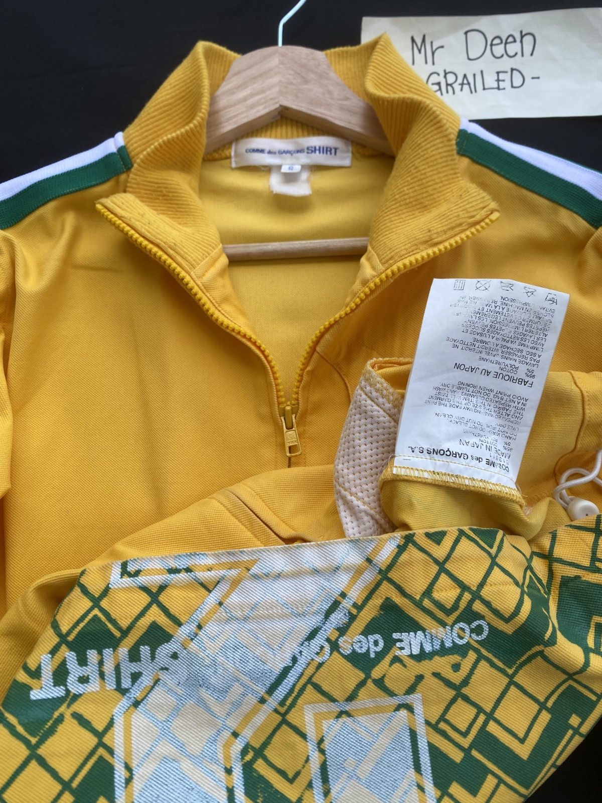 Comme des Garcons Rare Comme Des Garcons SHIRT Yellow Jacket Size US M / EU 48-50 / 2 - 19 Thumbnail