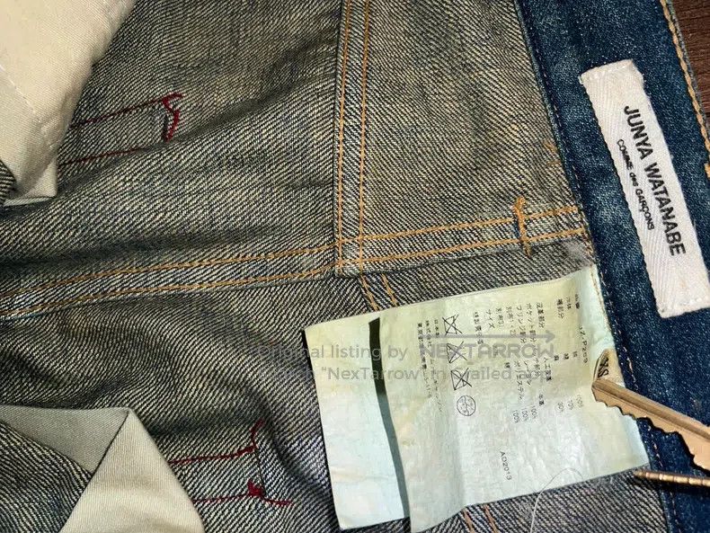 Junya Watanabe Junya Watanabe size XS Denim Pants with Patchwork Floral S Size US 27 - 9 Thumbnail