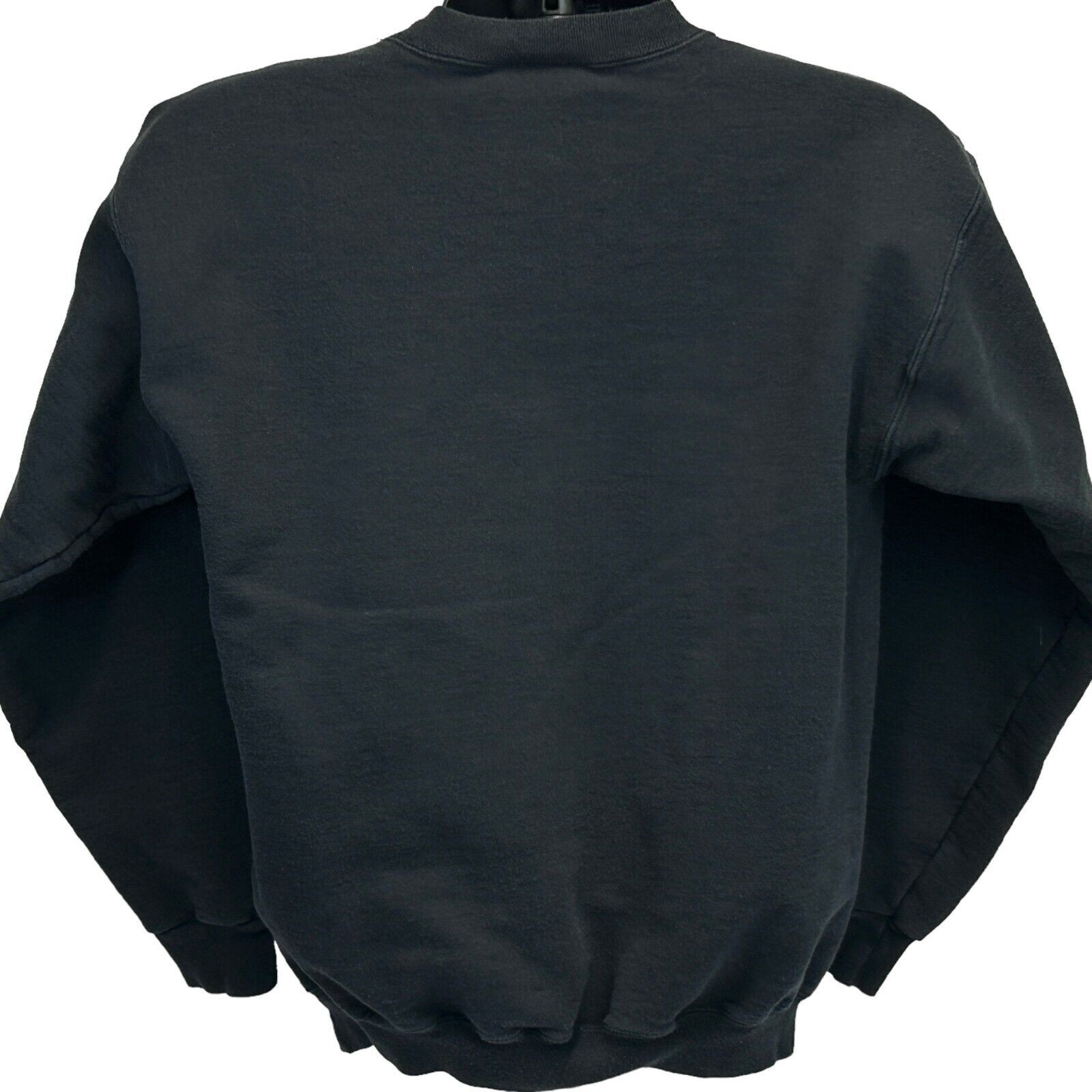Hanes Ghetto University Sweatshirt Rap Hip Hop Crew Neck Black S Size US S / EU 44-46 / 1 - 3 Thumbnail