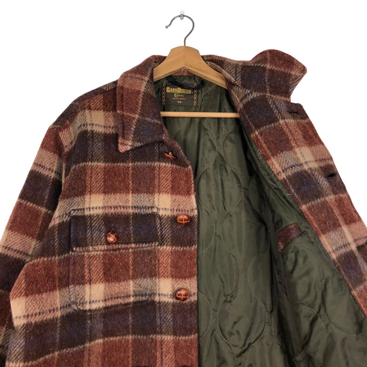 Issey Miyake 🔥Vtg Wool Shirt Jacket GangBuster Tartan Checked Design Size US M / EU 48-50 / 2 - 12 Thumbnail