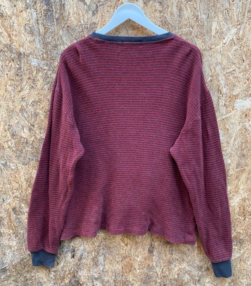 Polo Ralph Lauren Vintage Polo Ralph Lauren Stripe Cardigan Knitwear Size US L / EU 52-54 / 3 - 2 Thumbnail