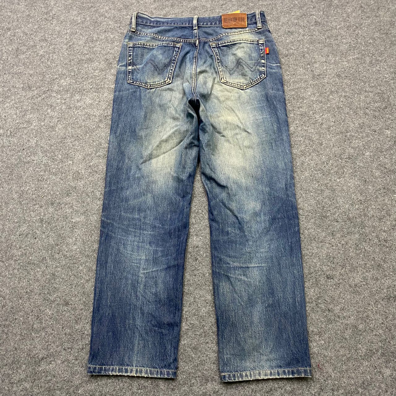 If Six Was Nine 💥Best Offer💥Vintage 90s Edwin Distressed Denim Size US 33 - 3 Thumbnail