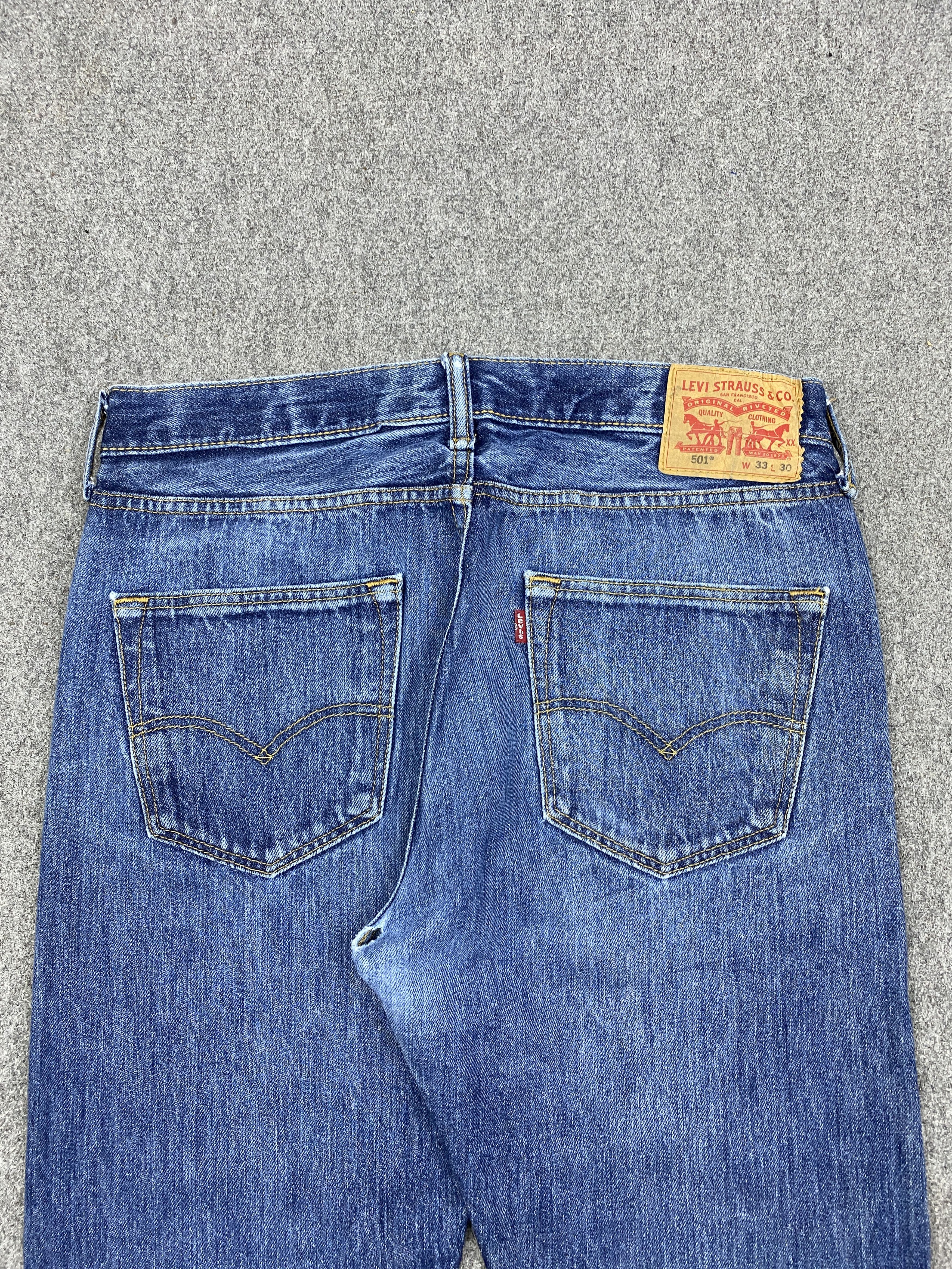 Levi's Blue Denim Vintage Levi's 501 Jeans DP2838 Size US 32 / EU 48 - 4 Thumbnail