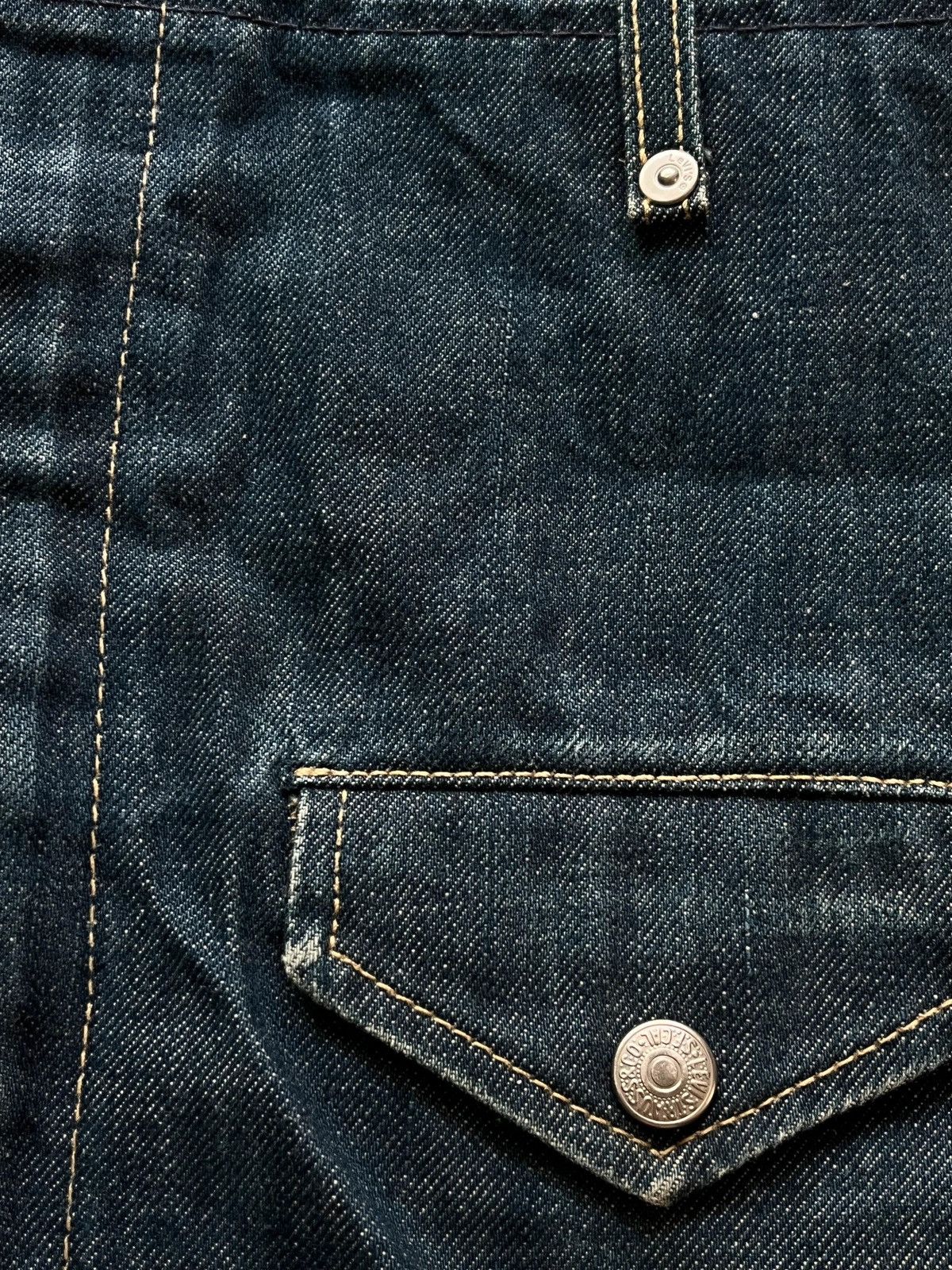 Levi's Levi's Engineered Jeans Sz M 2002 Y2K Denim Coat Jacket Size M / US 6-8 / IT 42-44 - 6 Thumbnail