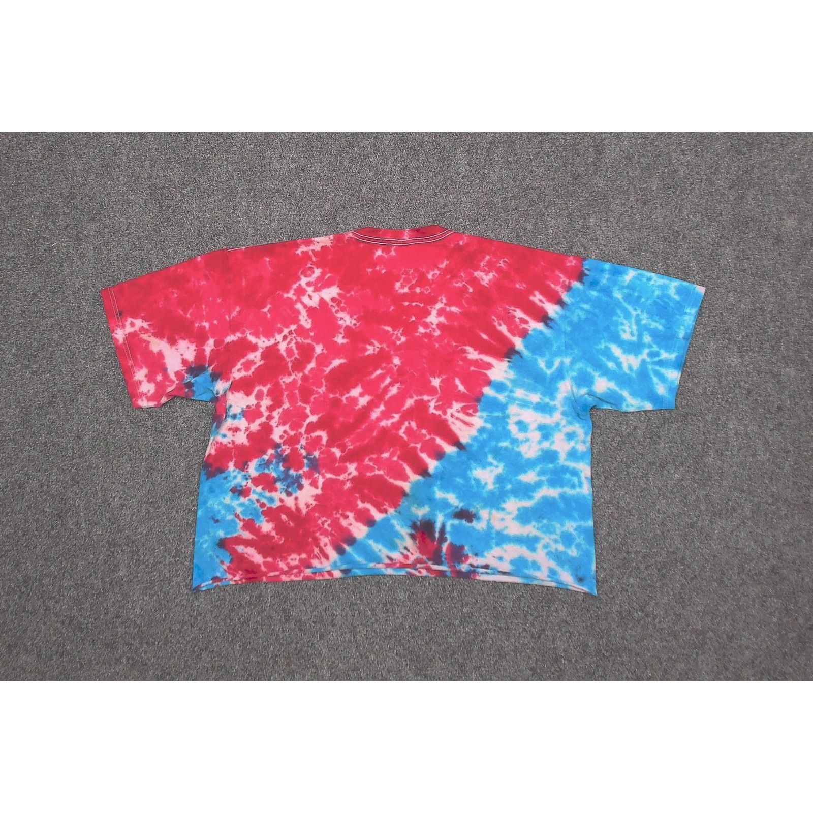 Pink Floyd Custom 1-of-1 Split Dye Pink Floyd Boxy Crop Size XL / US 12-14 / IT 48-50 - 4 Thumbnail