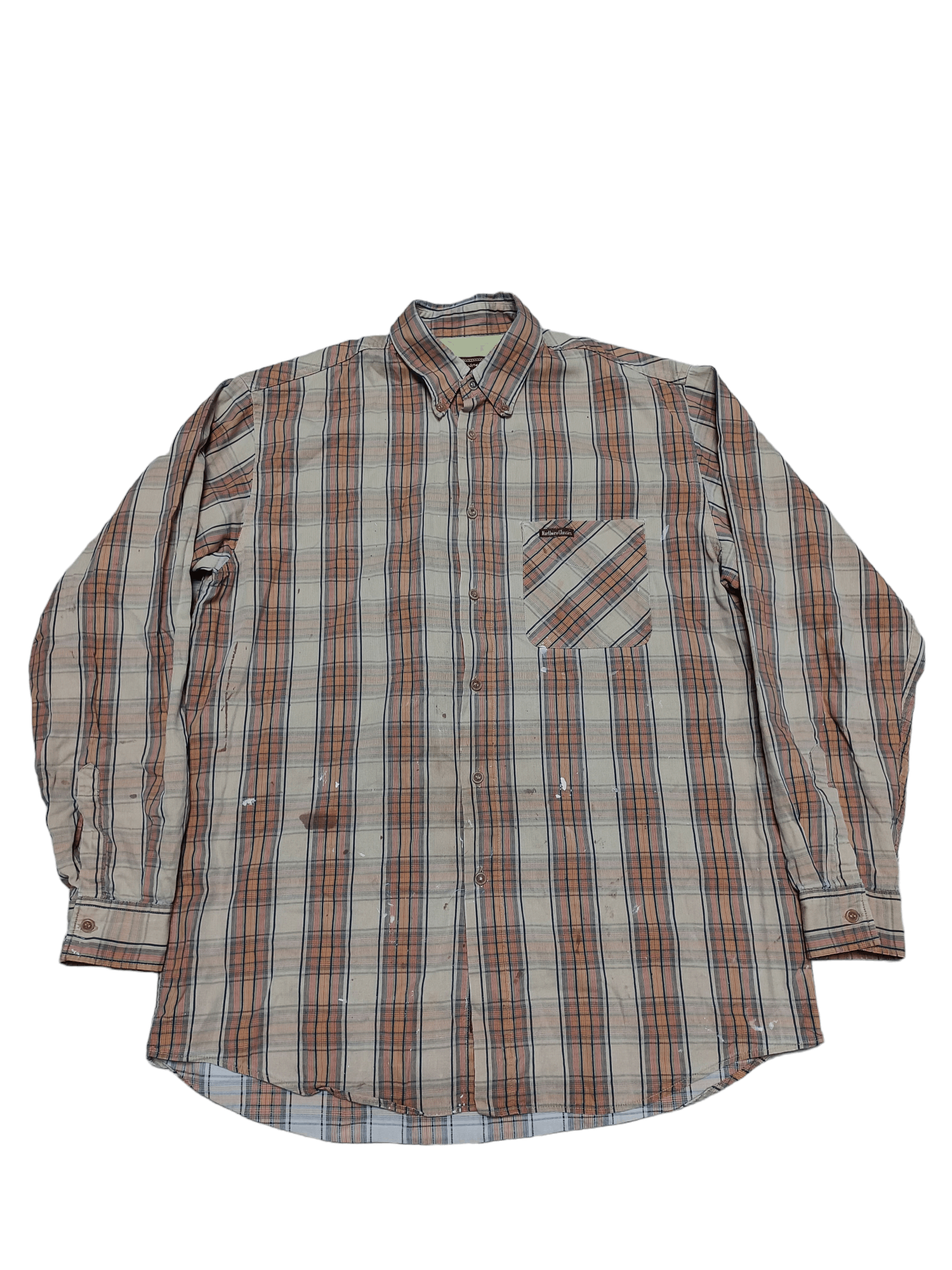 Marlboro Classics MARLBORO CLASSICS VINTAGE DISTRESSED TOTAL PAINTED SHIRT Size US L / EU 52-54 / 3 - 1 Thumbnail