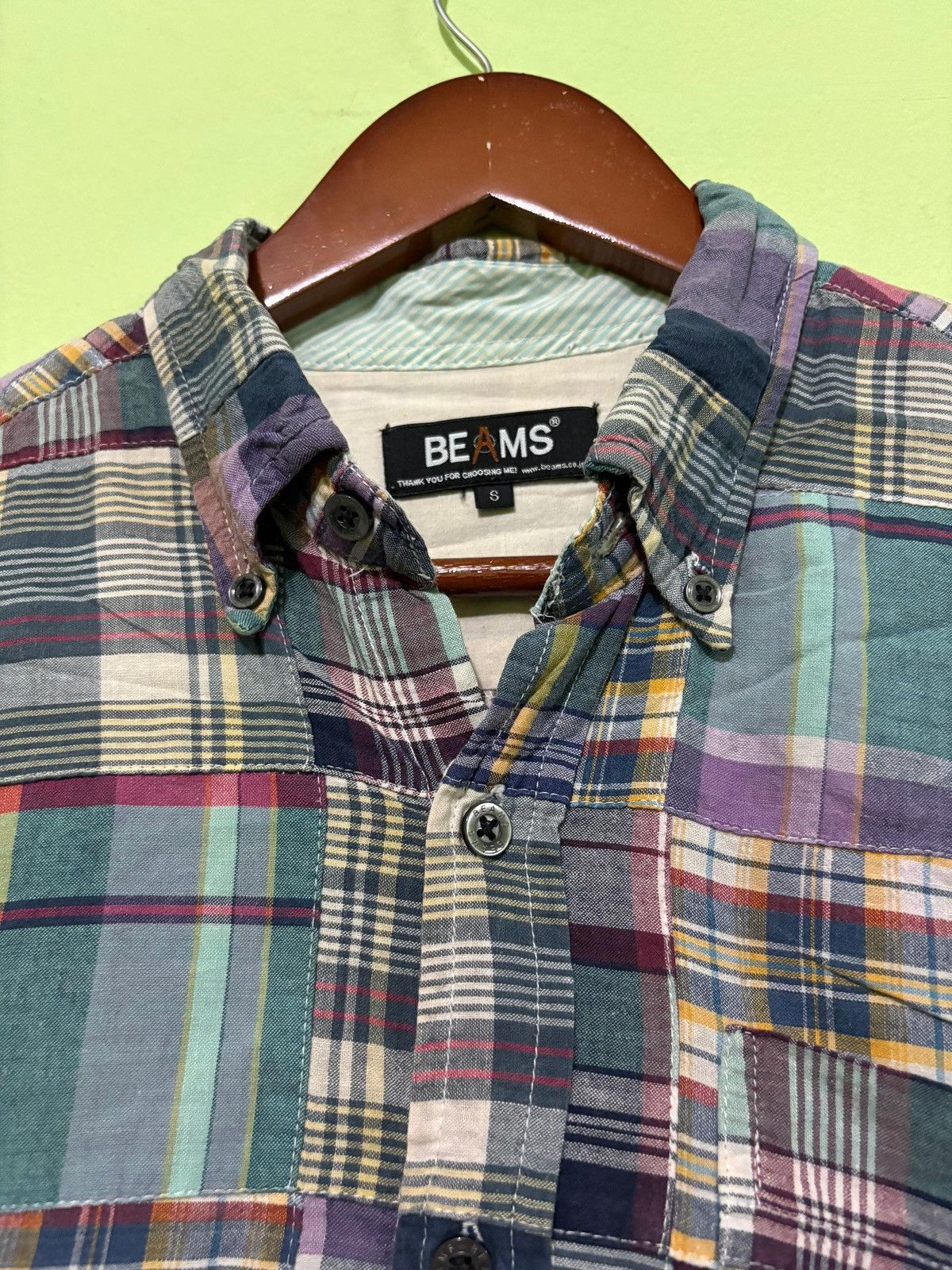 Beams Plus Vintage Beam Patch Work Button Up Shirt Kapital Inspired Size US S / EU 44-46 / 1 - 11 Thumbnail