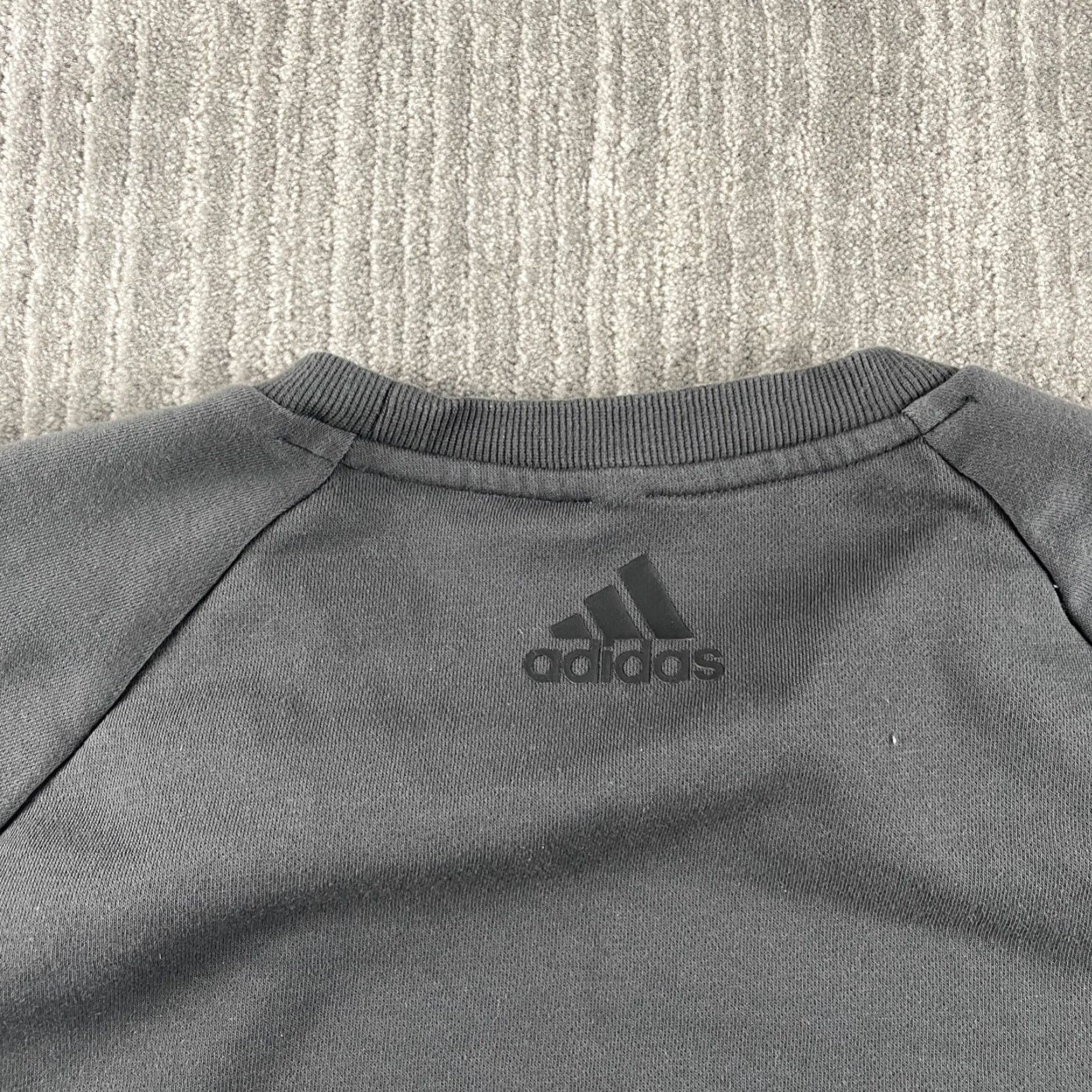 Adidas Adidas Sweater Adult M Crewneck Long Sleeve Pullover Logo Mens Gray Size US L / EU 52-54 / 3 - 3 Thumbnail