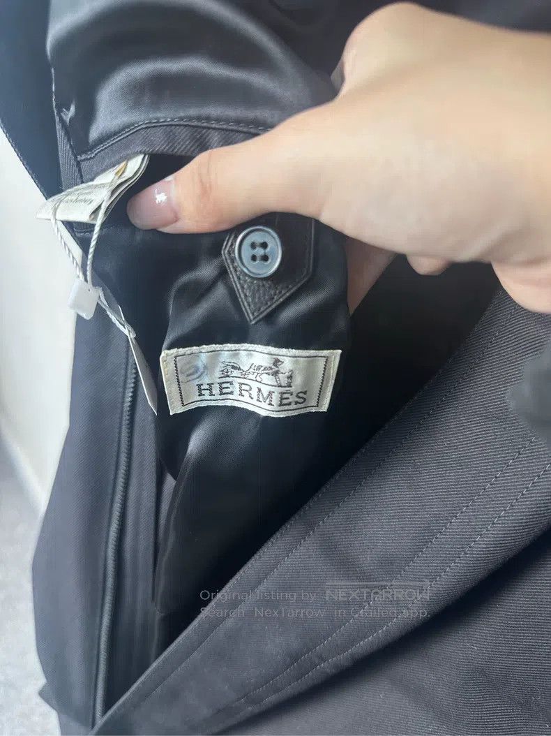 Hermes Hermes Black long jacket Size US L / EU 52-54 / 3 - 4 Thumbnail