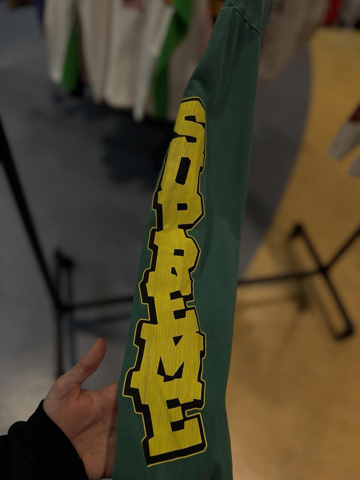 Supreme Supreme Cracked Long Sleeve Top Washed Green Size Large Size US L / EU 52-54 / 3 - 7 Thumbnail