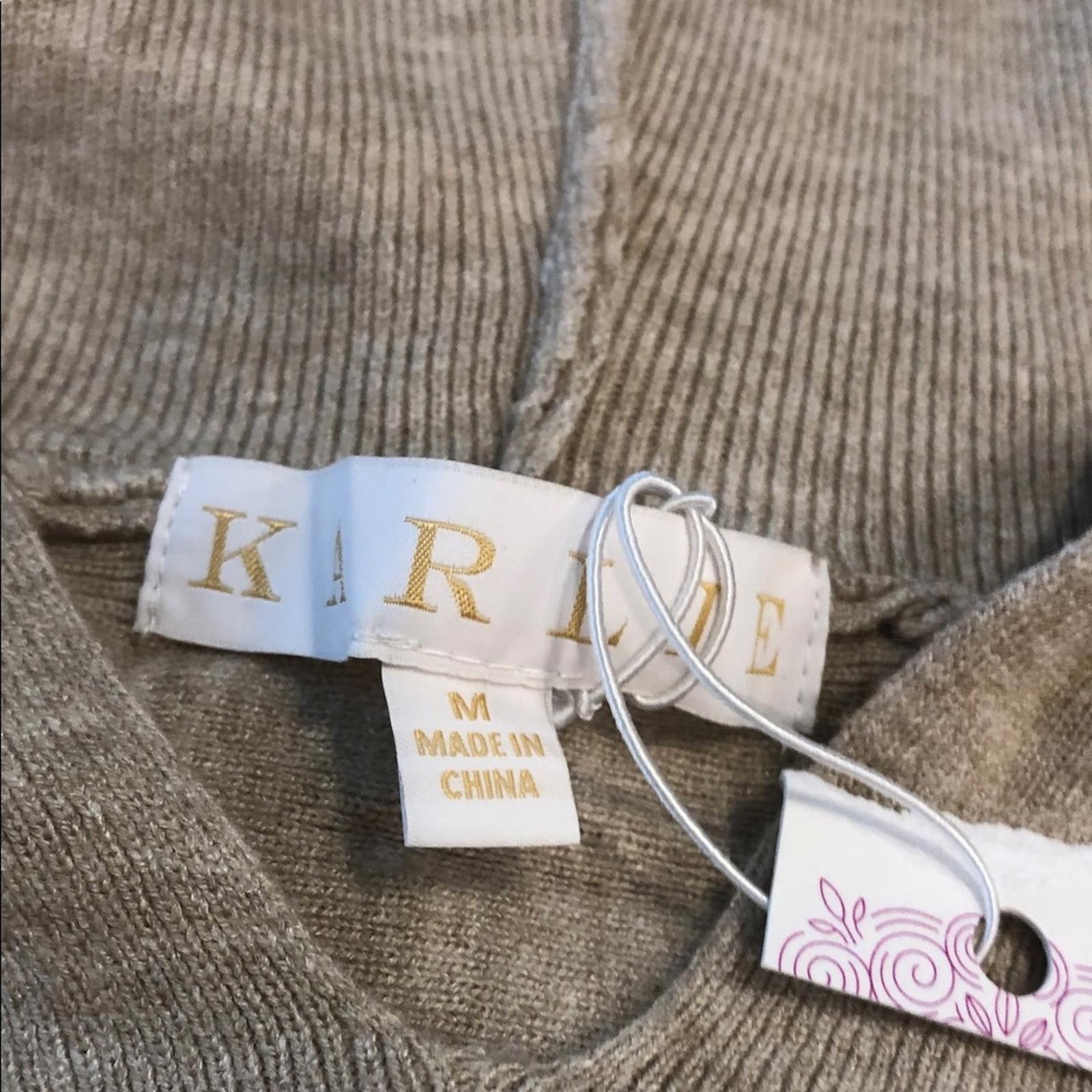 Other Karlie tan cropped hoodie sweater heart crop sleeve SZ Med Size M / US 6-8 / IT 42-44 - 4 Thumbnail
