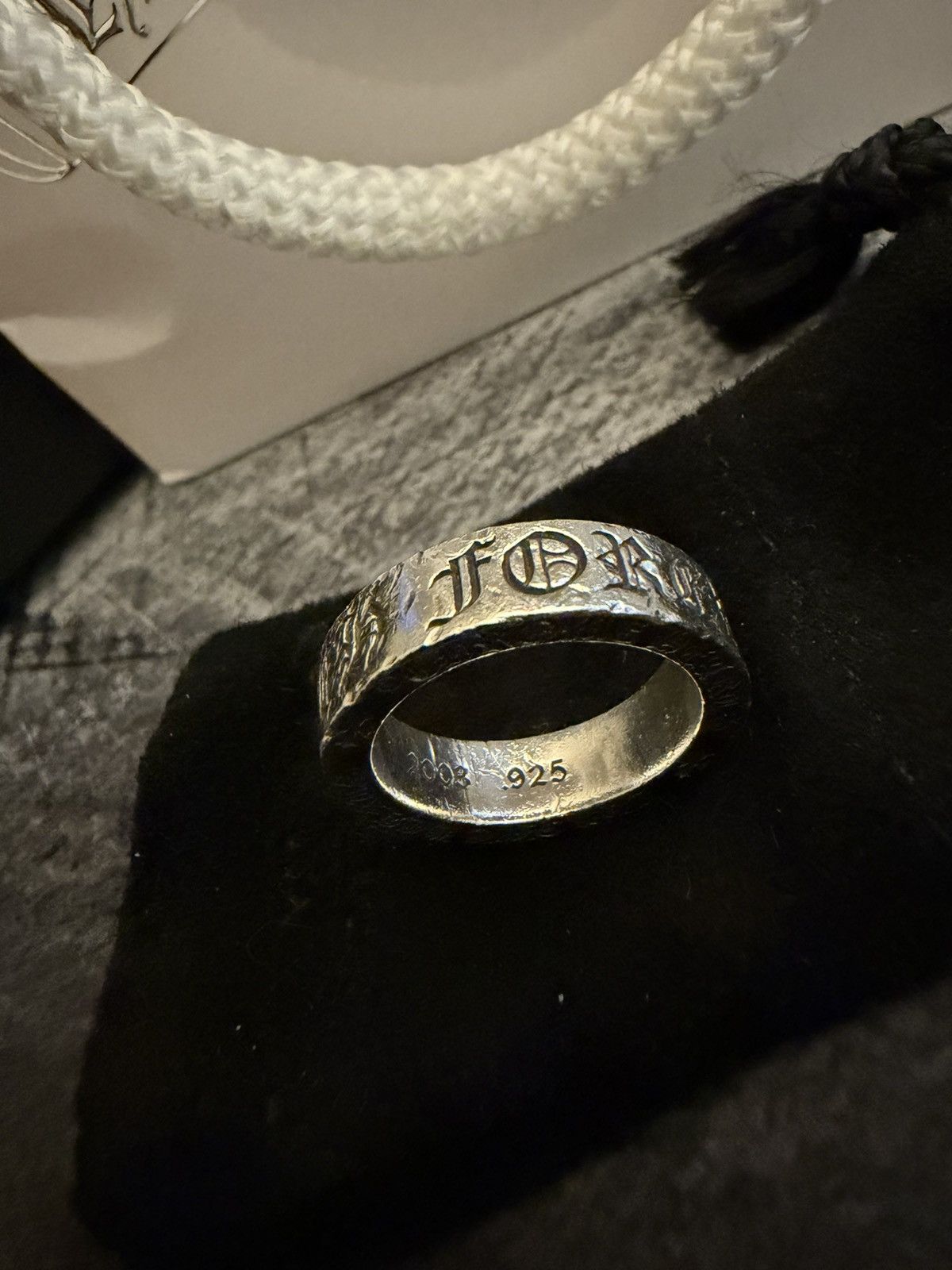 Chrome Hearts Chrome Hearts Forever Spacer Ring 7.5 Size ONE SIZE - 6 Thumbnail
